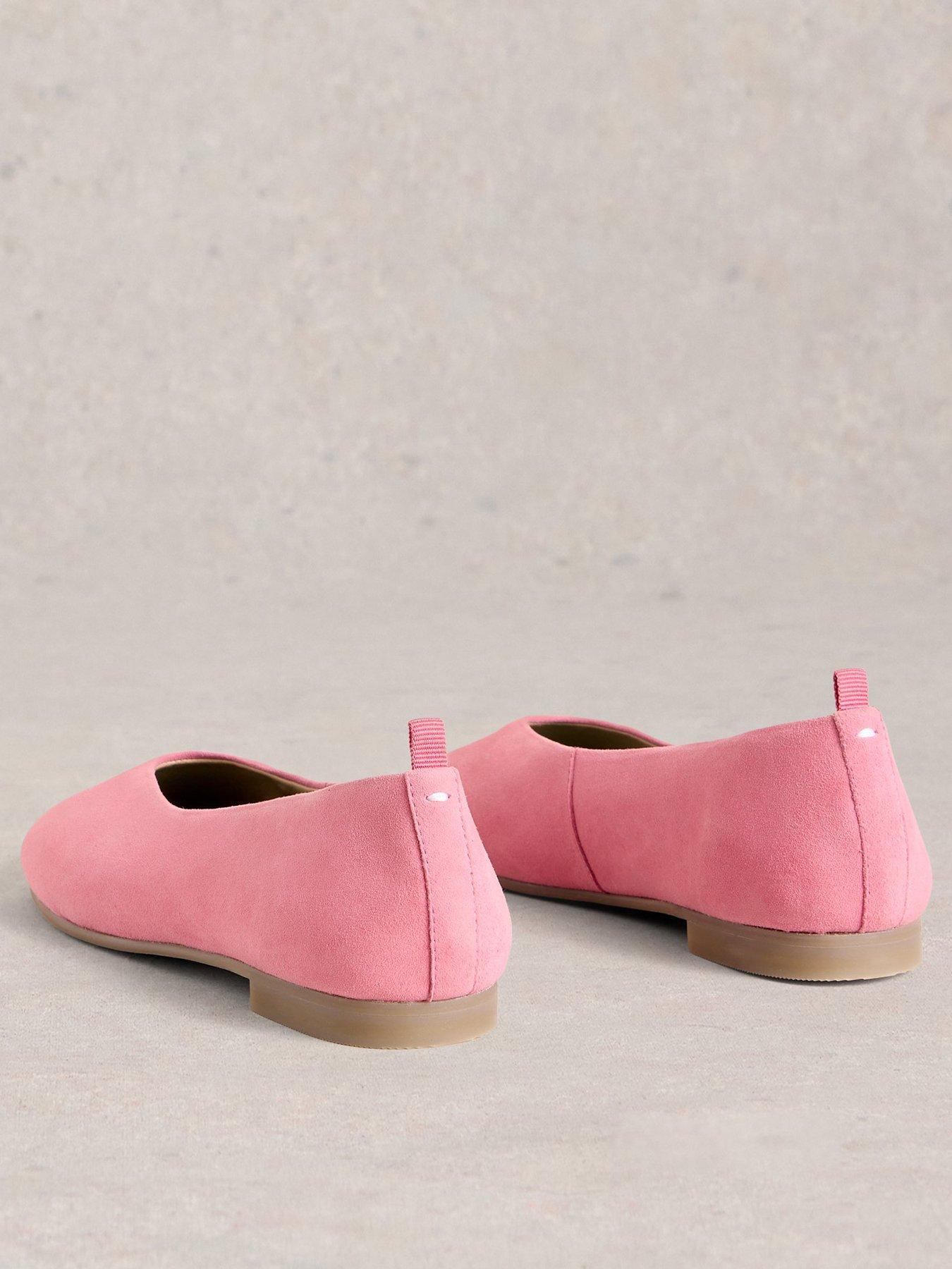  image of white-stuff-cheri-leather-ballerina-pump-pink