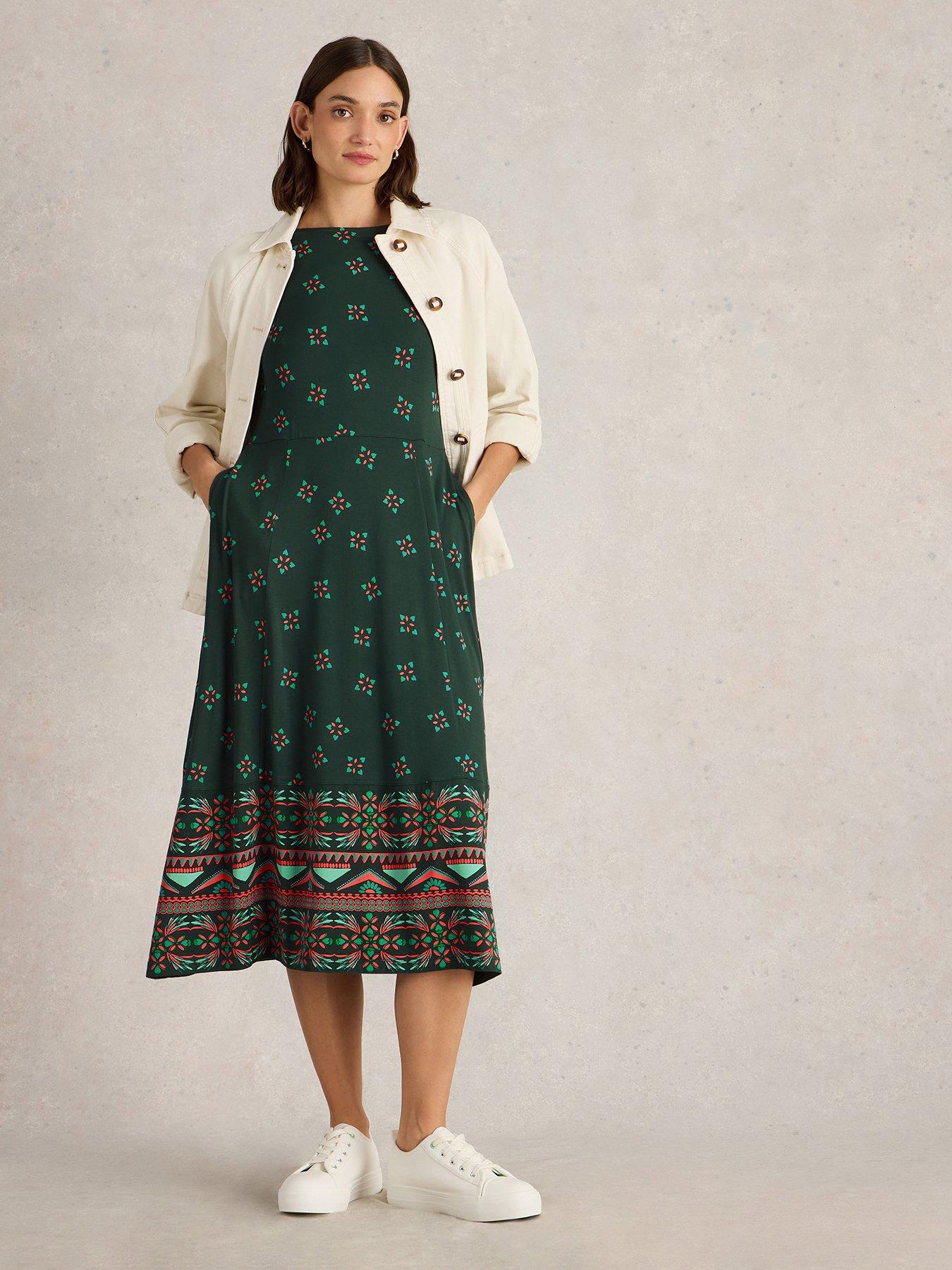 undefined Millie Jersey Dress - Green