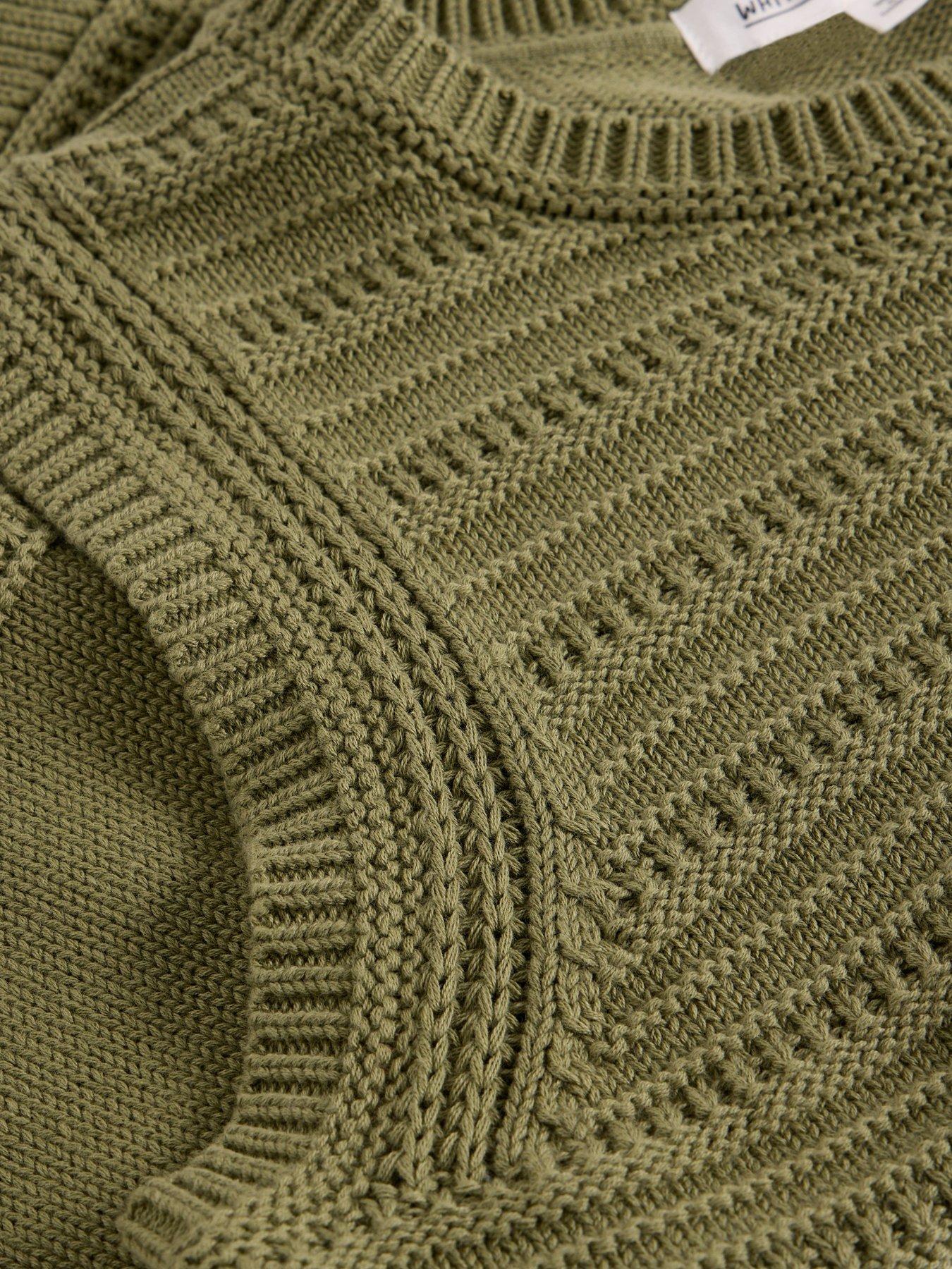  image of white-stuff-stitchy-cotton-tank-green