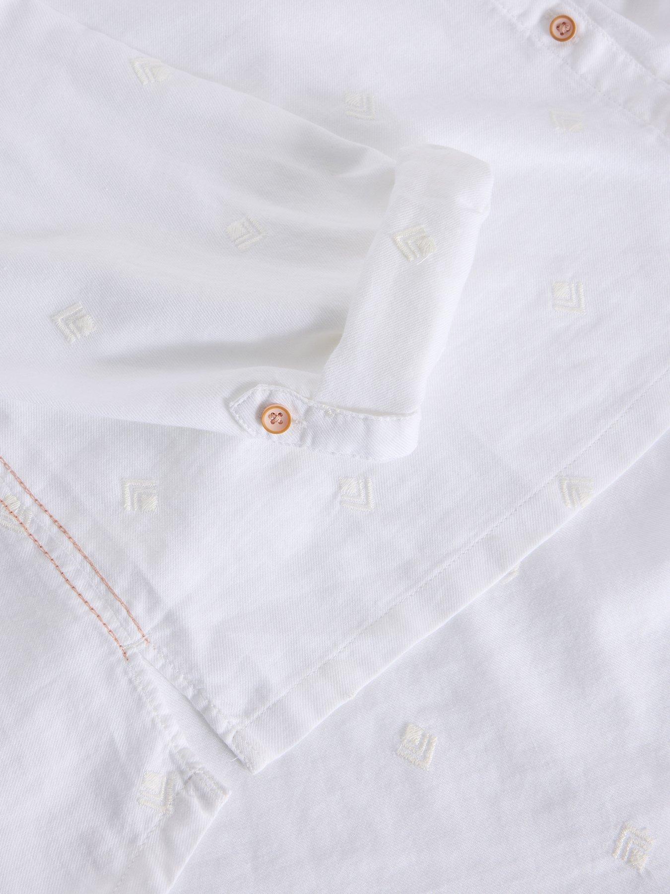  image of white-stuff-sophie-organic-cotton-shirt-ivory