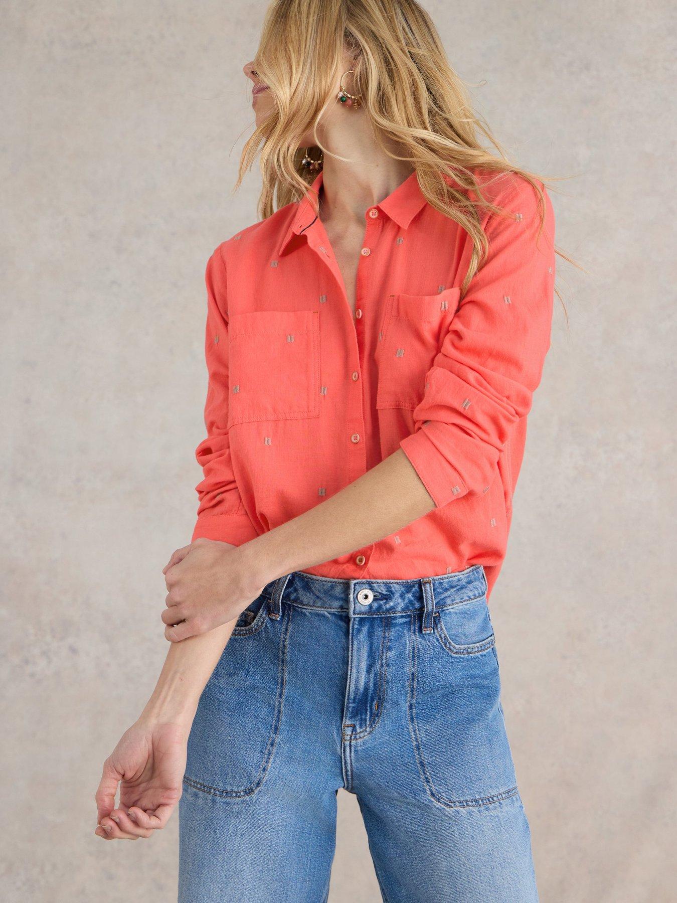 undefined Sophie Organic Cotton Shirt - Pink
