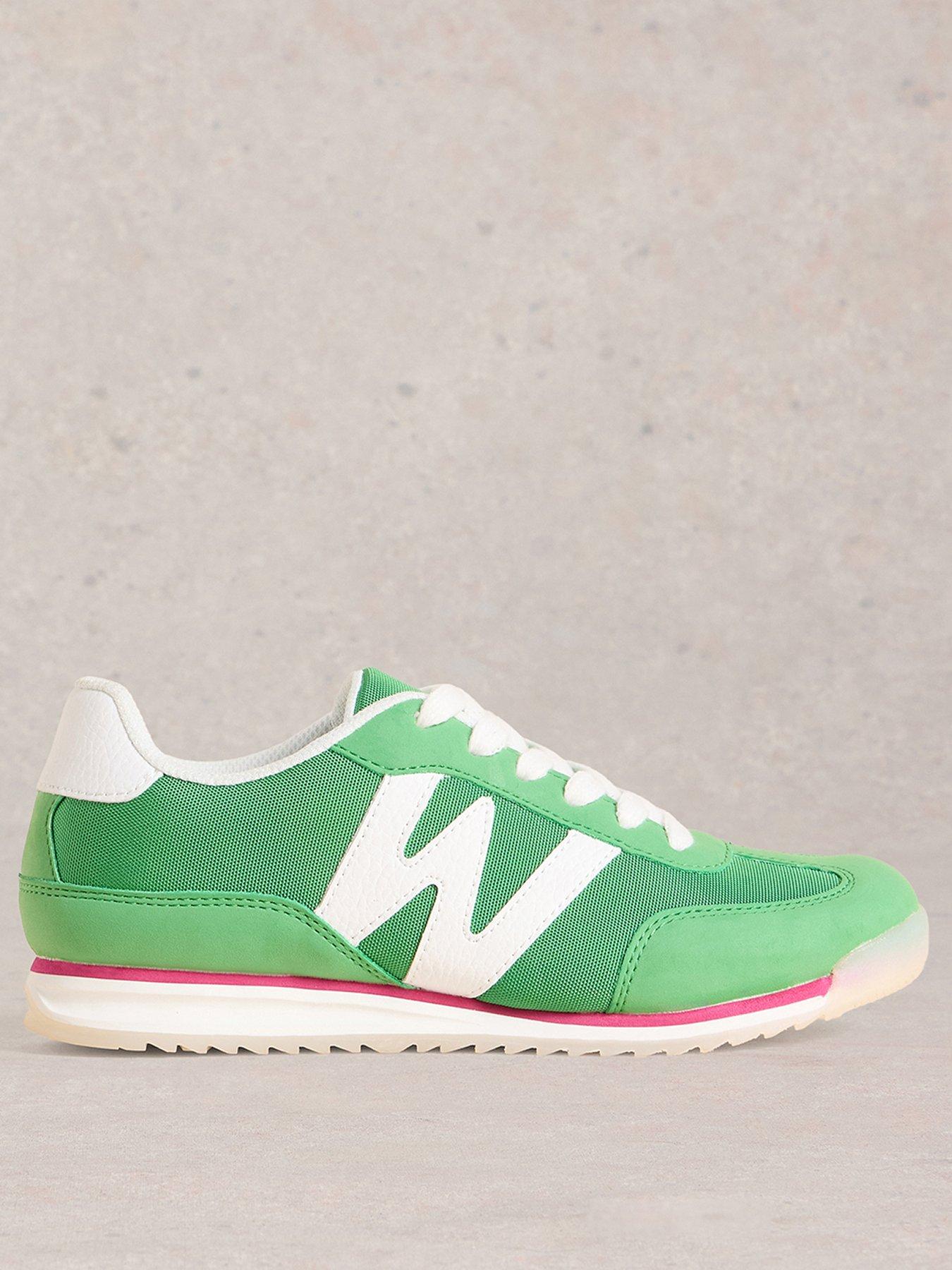  image of white-stuff-lucy-trainer-green