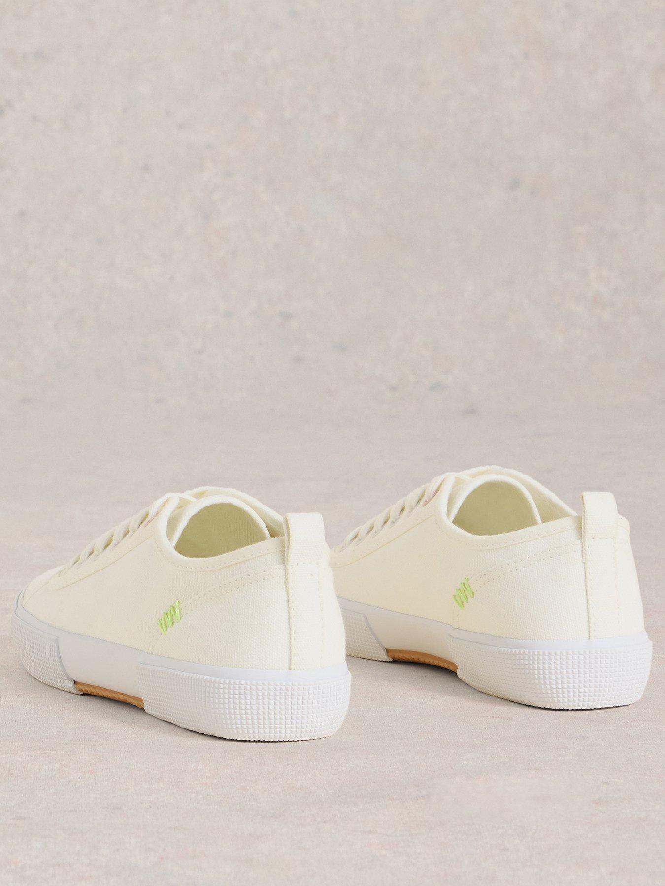  image of white-stuff-pippa-canvas-lace-up-trainer-white