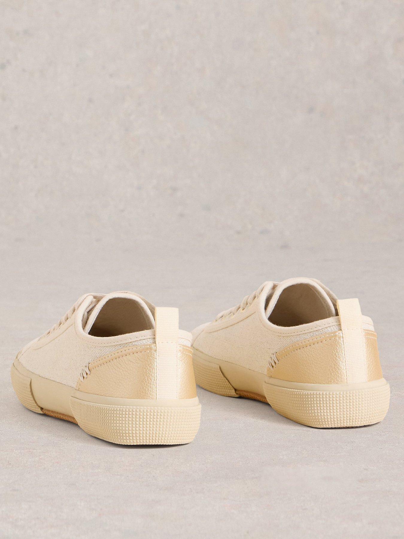  image of white-stuff-pippa-canvas-lace-up-trainer-beige