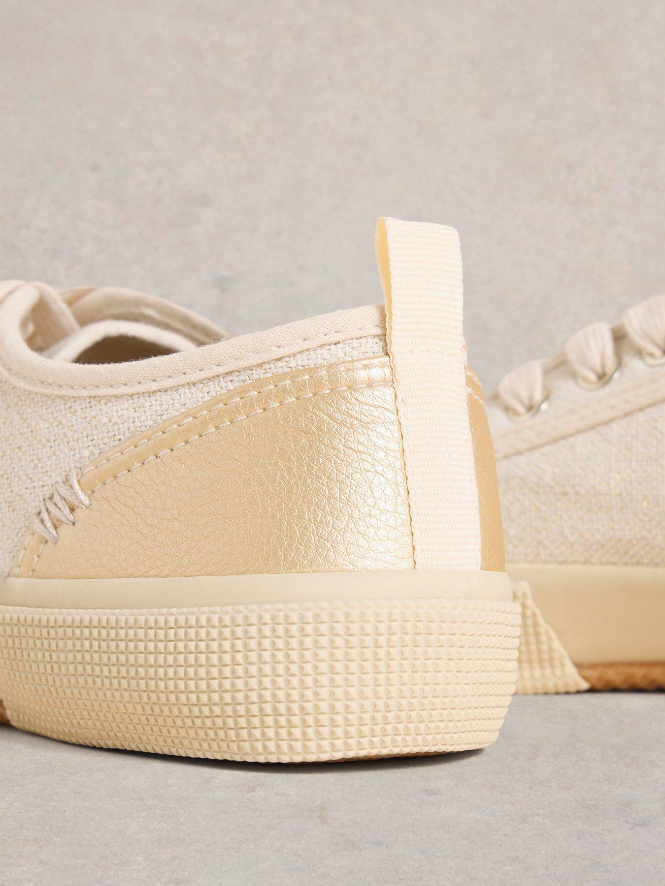  image of white-stuff-pippa-canvas-lace-up-trainer-beige
