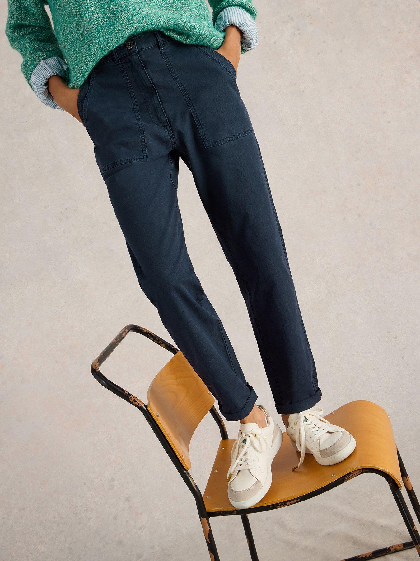 undefined Twister Chino Trouser - Navy