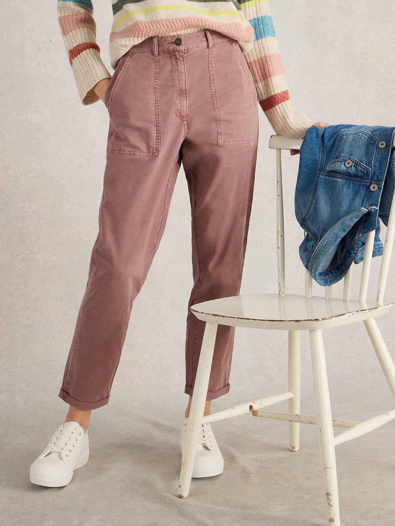 undefined Twister Chino Trouser - Pink