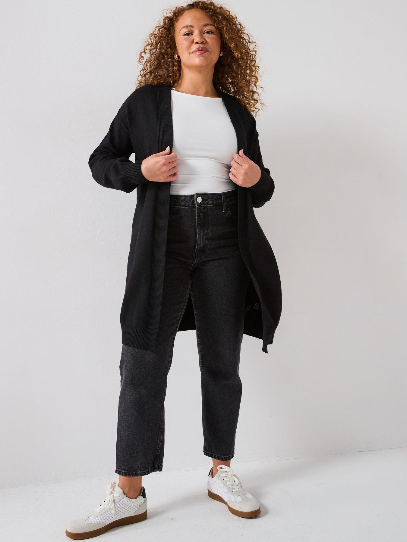v-by-very-curve-edge-to-edge-longline-cardigan-black