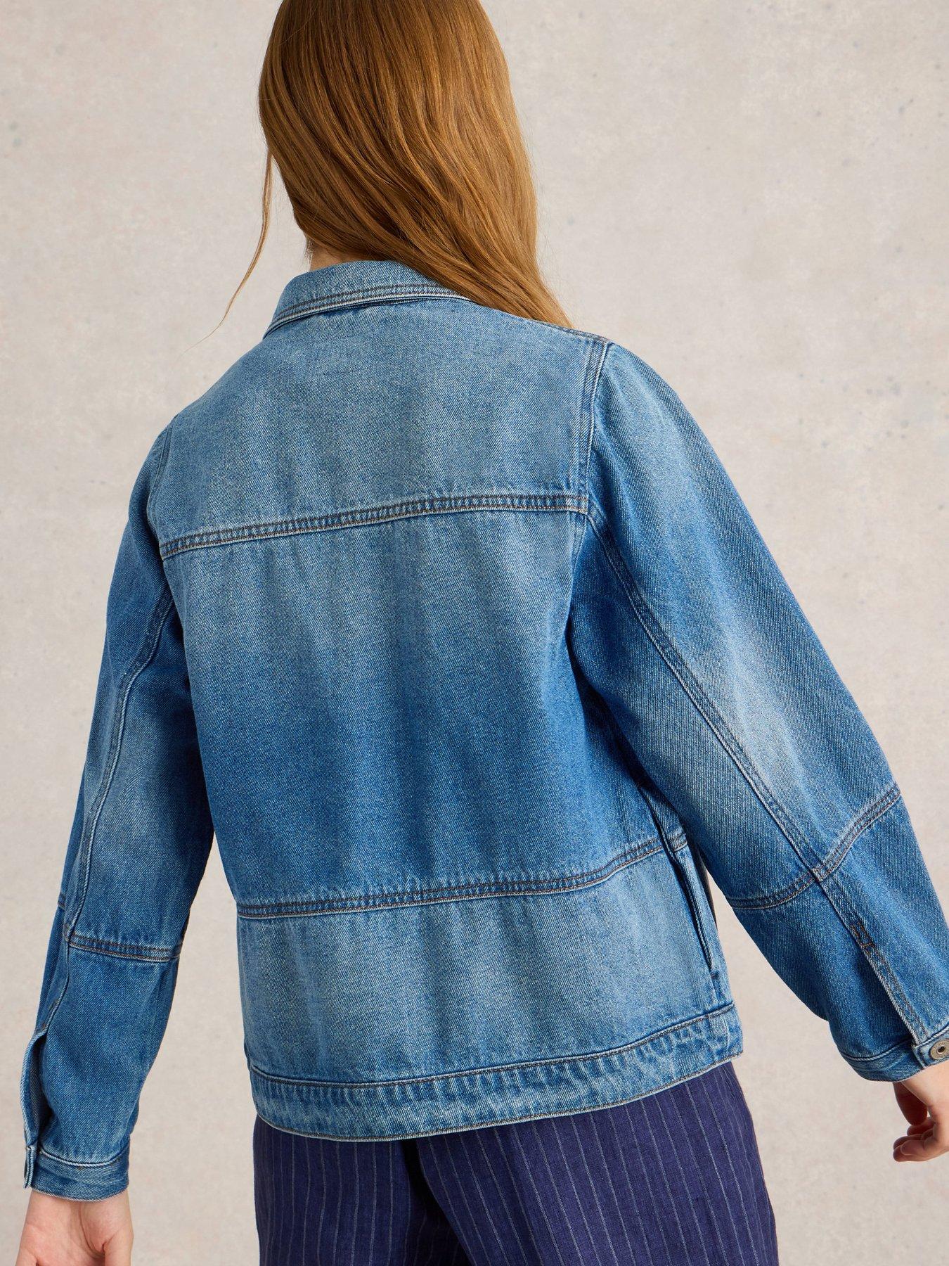 Image 2 of 6 of White Stuff Camille Denim Jacket - Blue