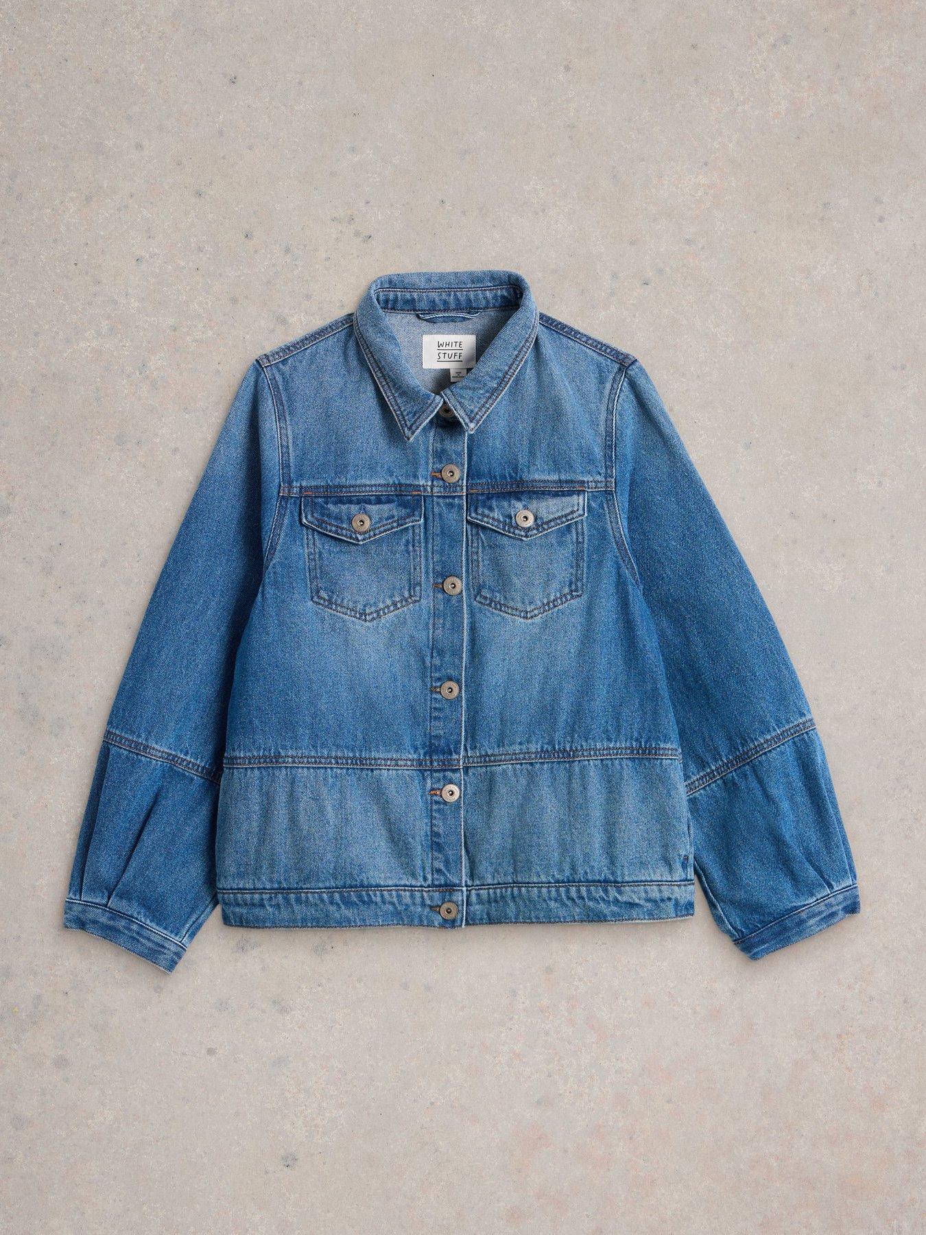 Image 5 of 6 of White Stuff Camille Denim Jacket - Blue
