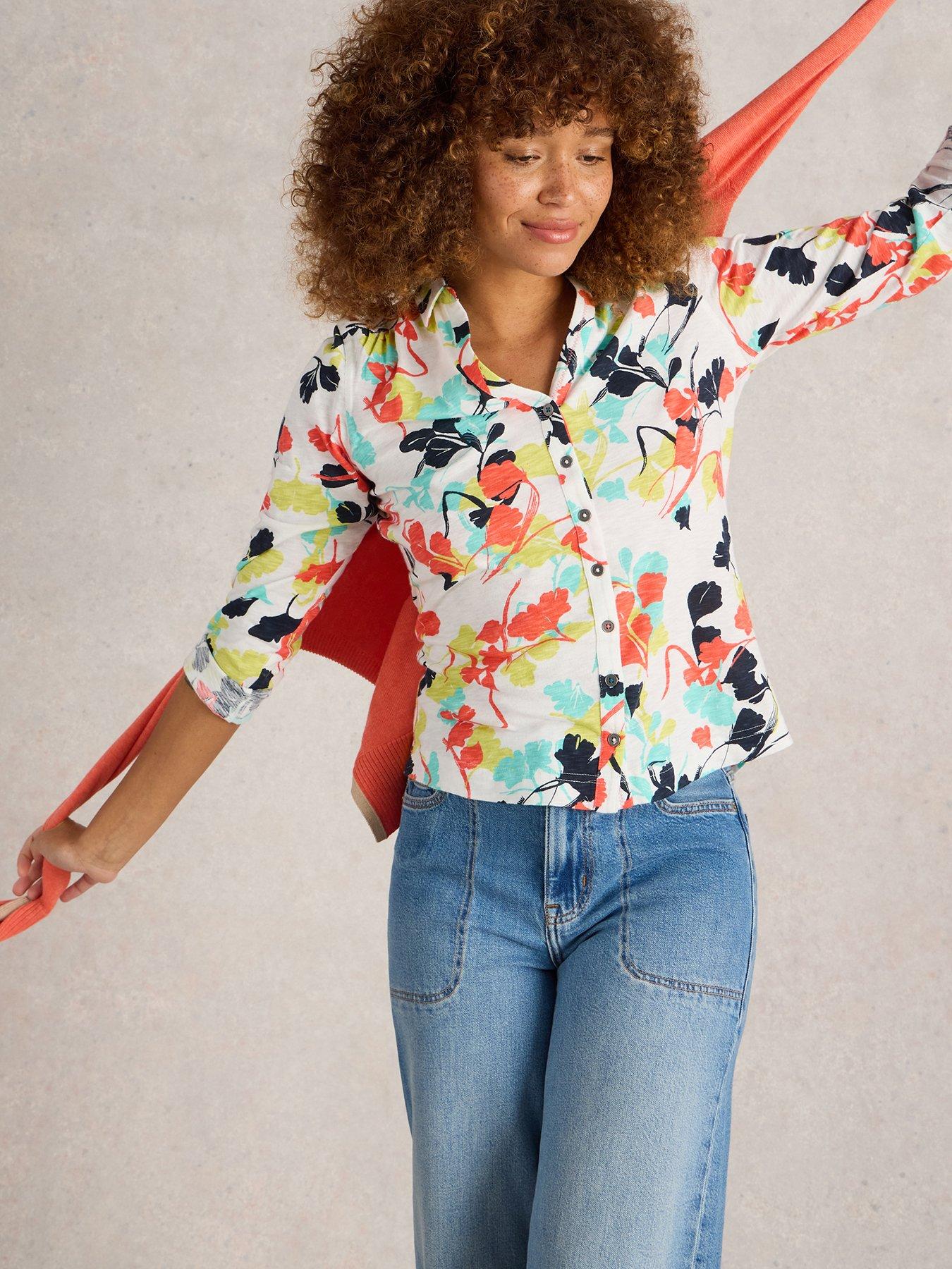undefined Annie Jersey Shirt - Ivory