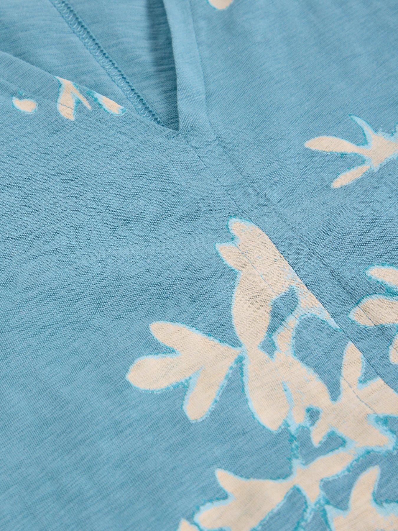  image of white-stuff-nelly-notch-neck-tee-blue