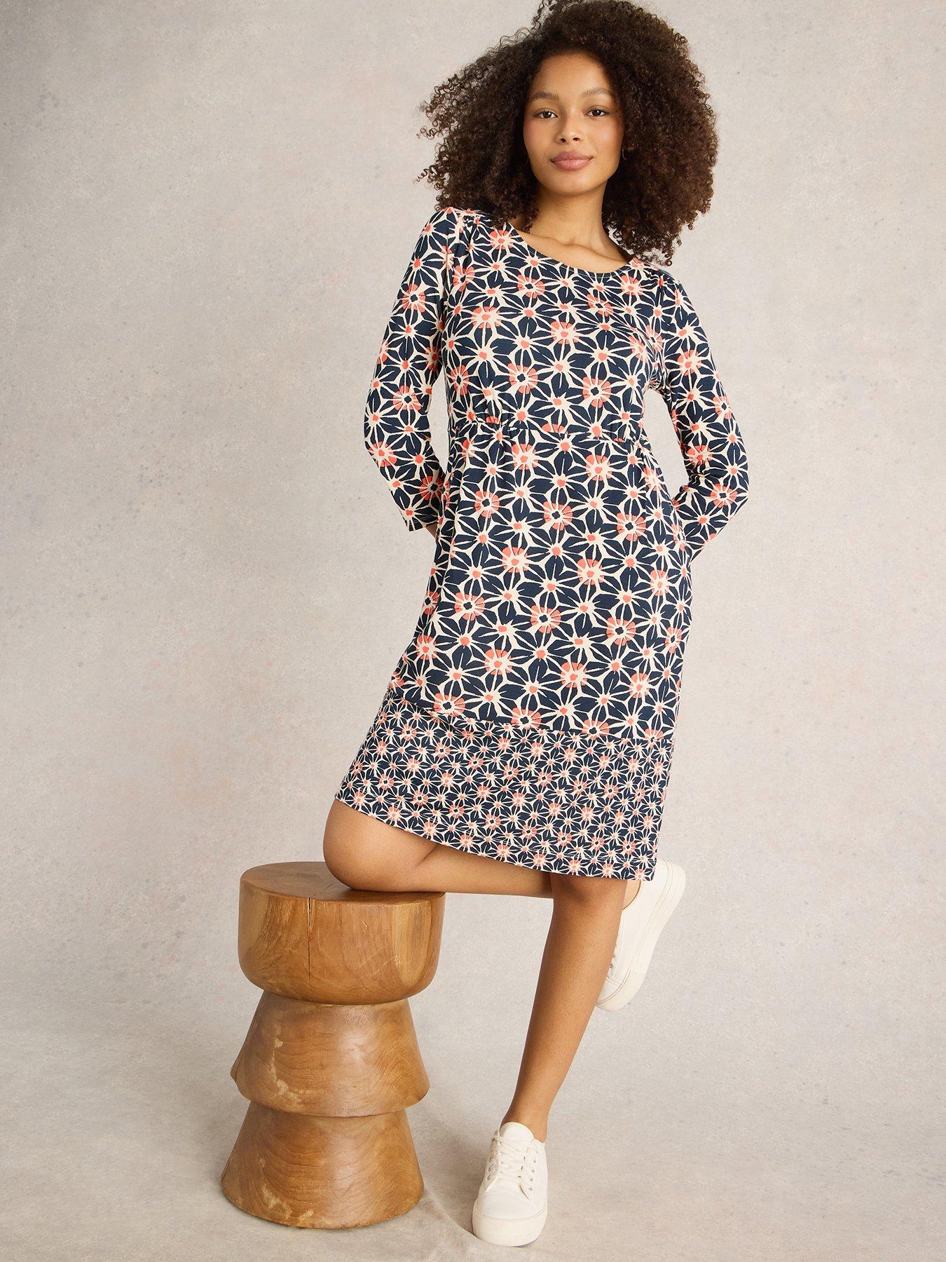  image of white-stuff-tallie-jersey-dress-navy