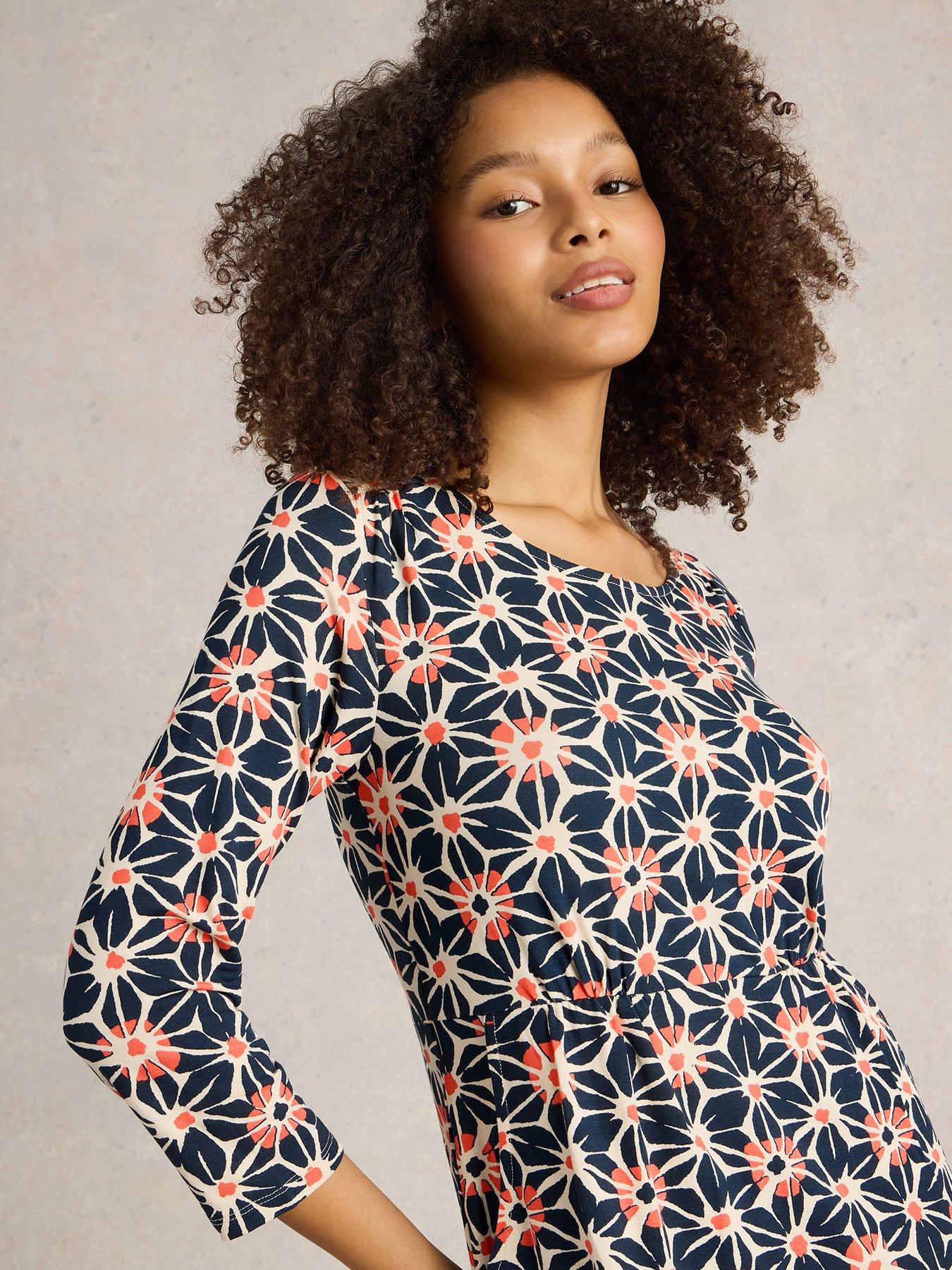  image of white-stuff-tallie-jersey-dress-navy