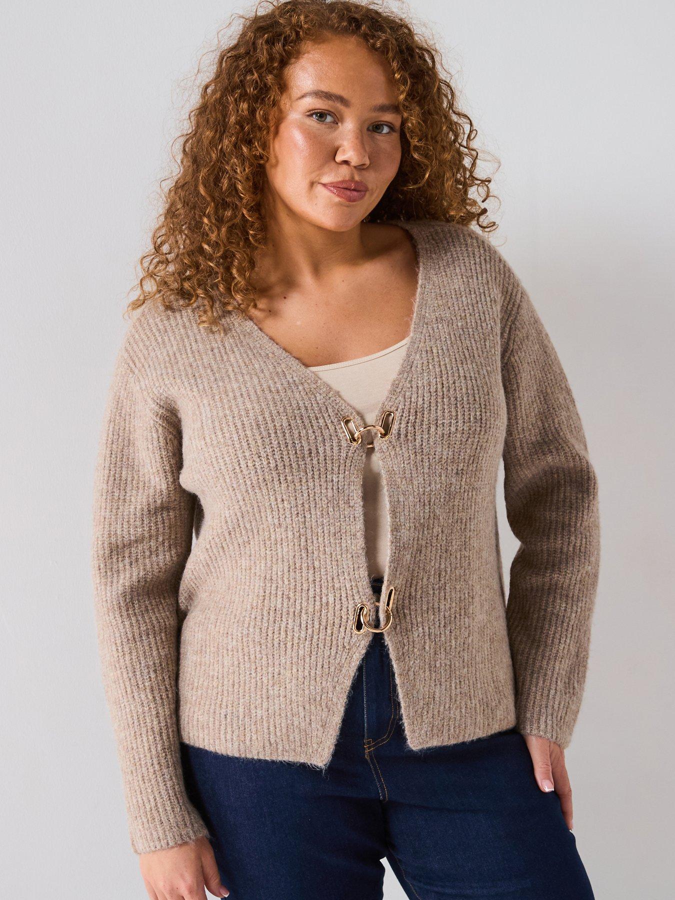 undefined Gold Trim Cardigan