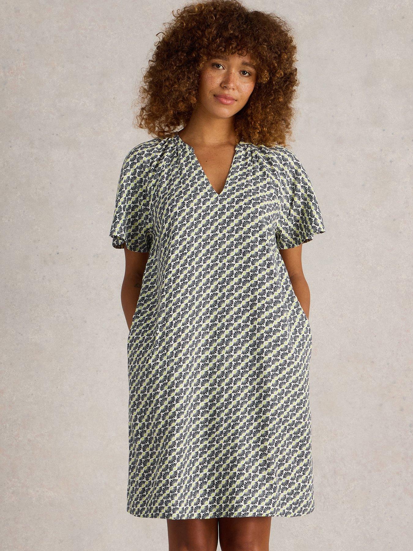 undefined Lindsay Linen Blend Dress - Ivory