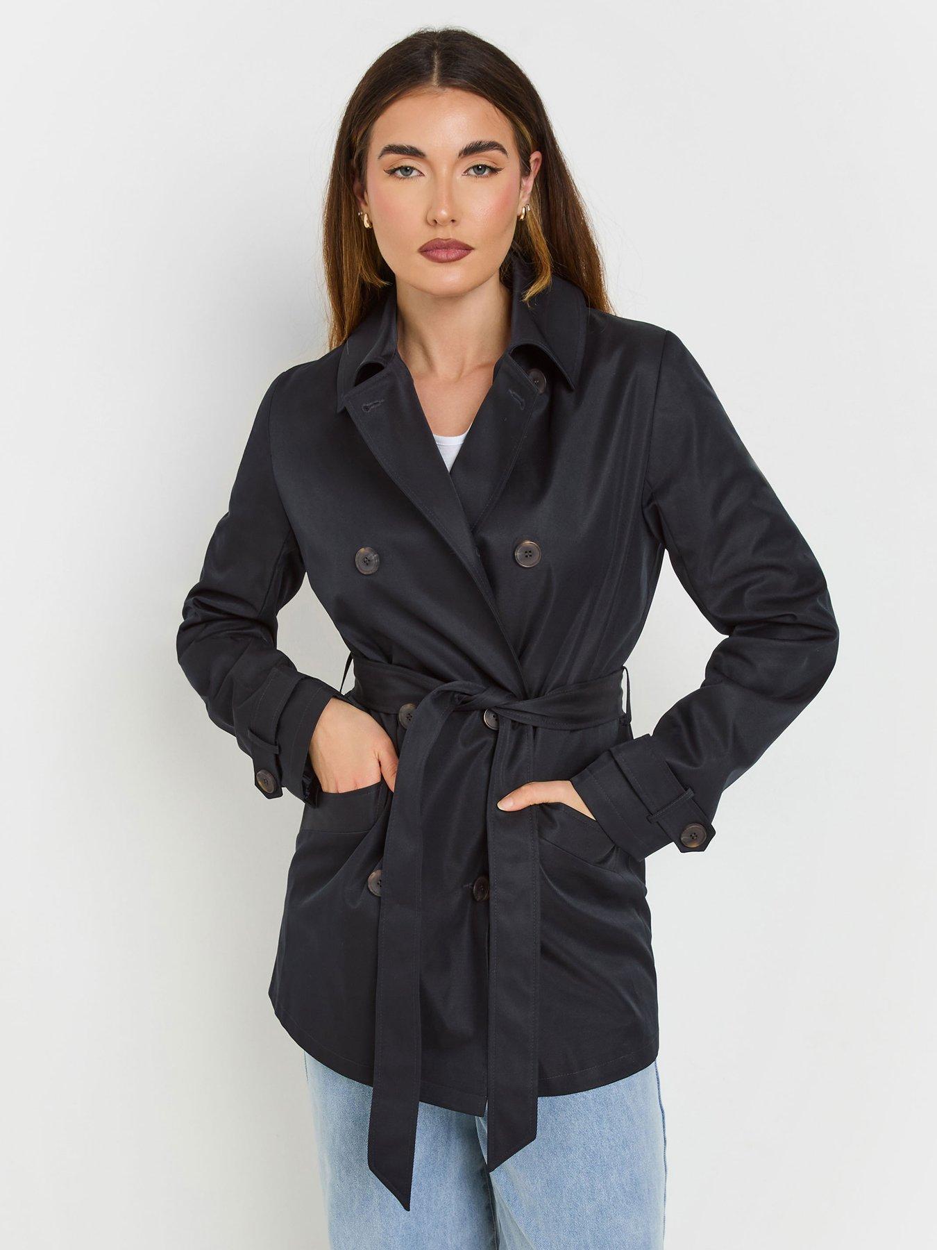 undefined Trench Coat - Blue