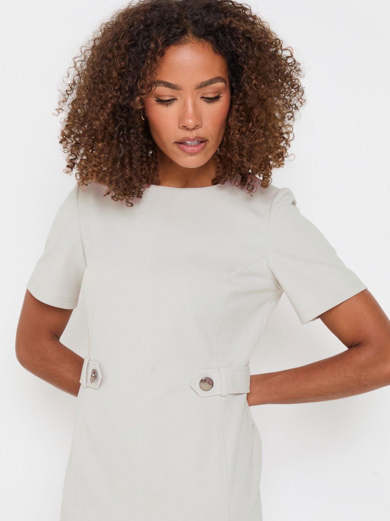  image of mco-tailored-midi-dress-silver