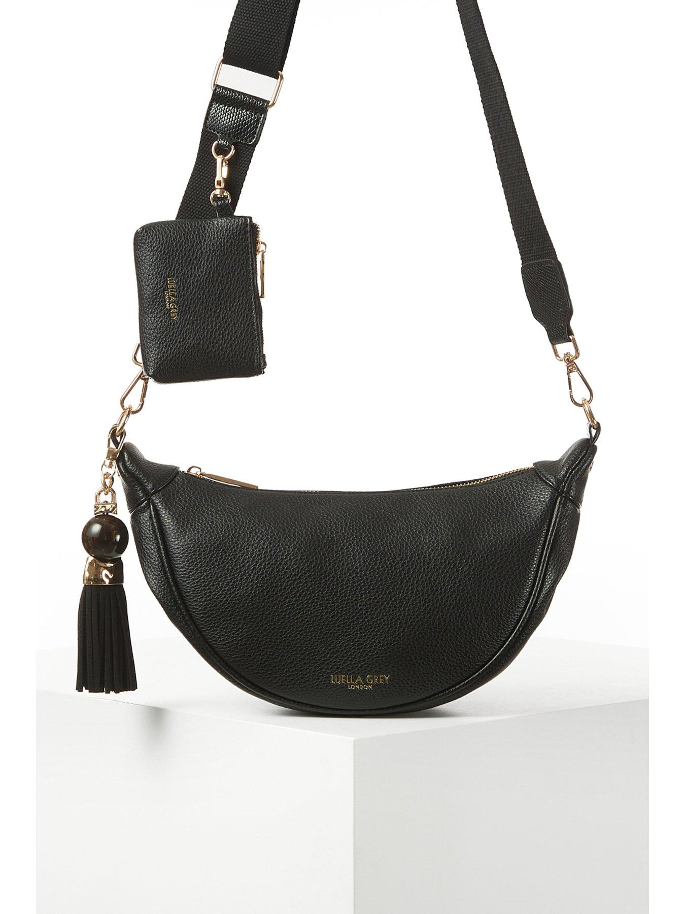  image of luella-grey-lauren-black-sling-bag-black