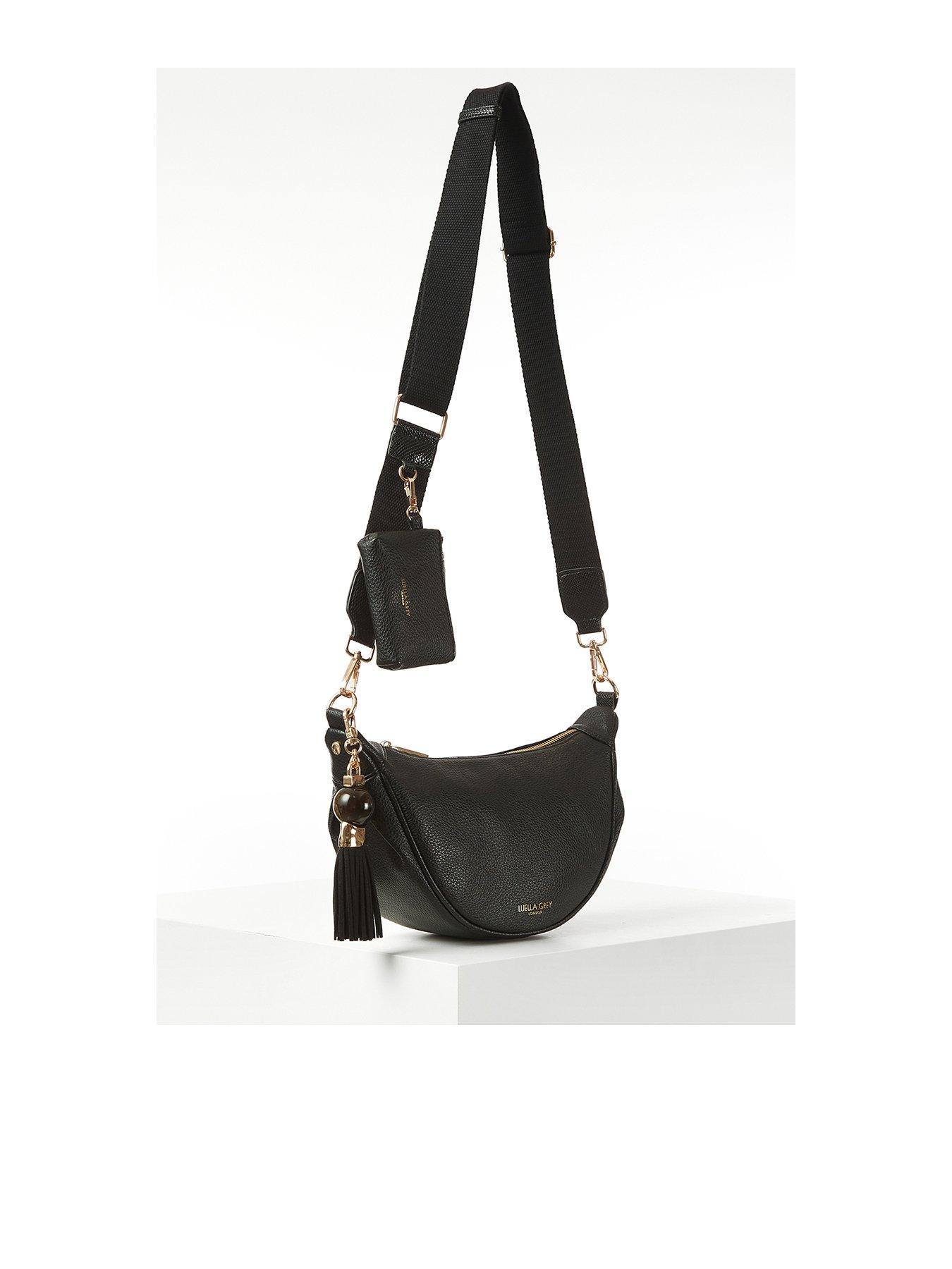  image of luella-grey-lauren-black-sling-bag-black