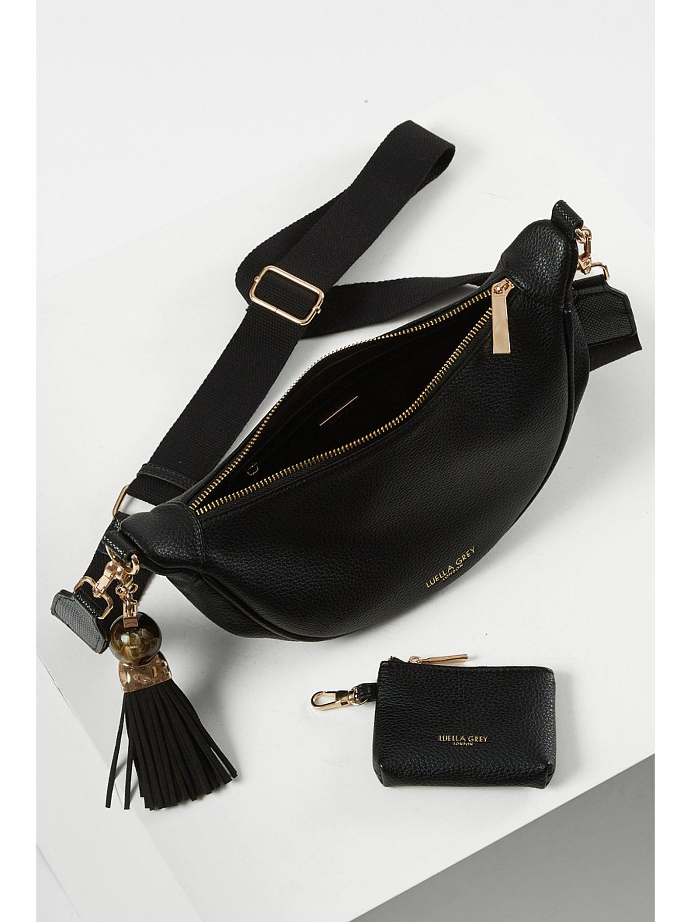  image of luella-grey-lauren-black-sling-bag-black