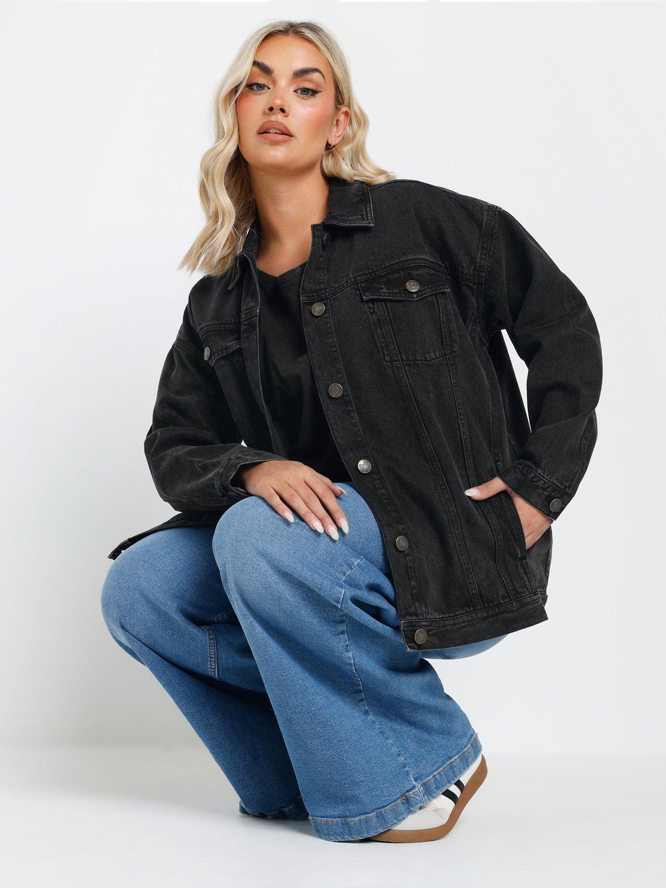  image of yours-curve-oversized-denim-jacket