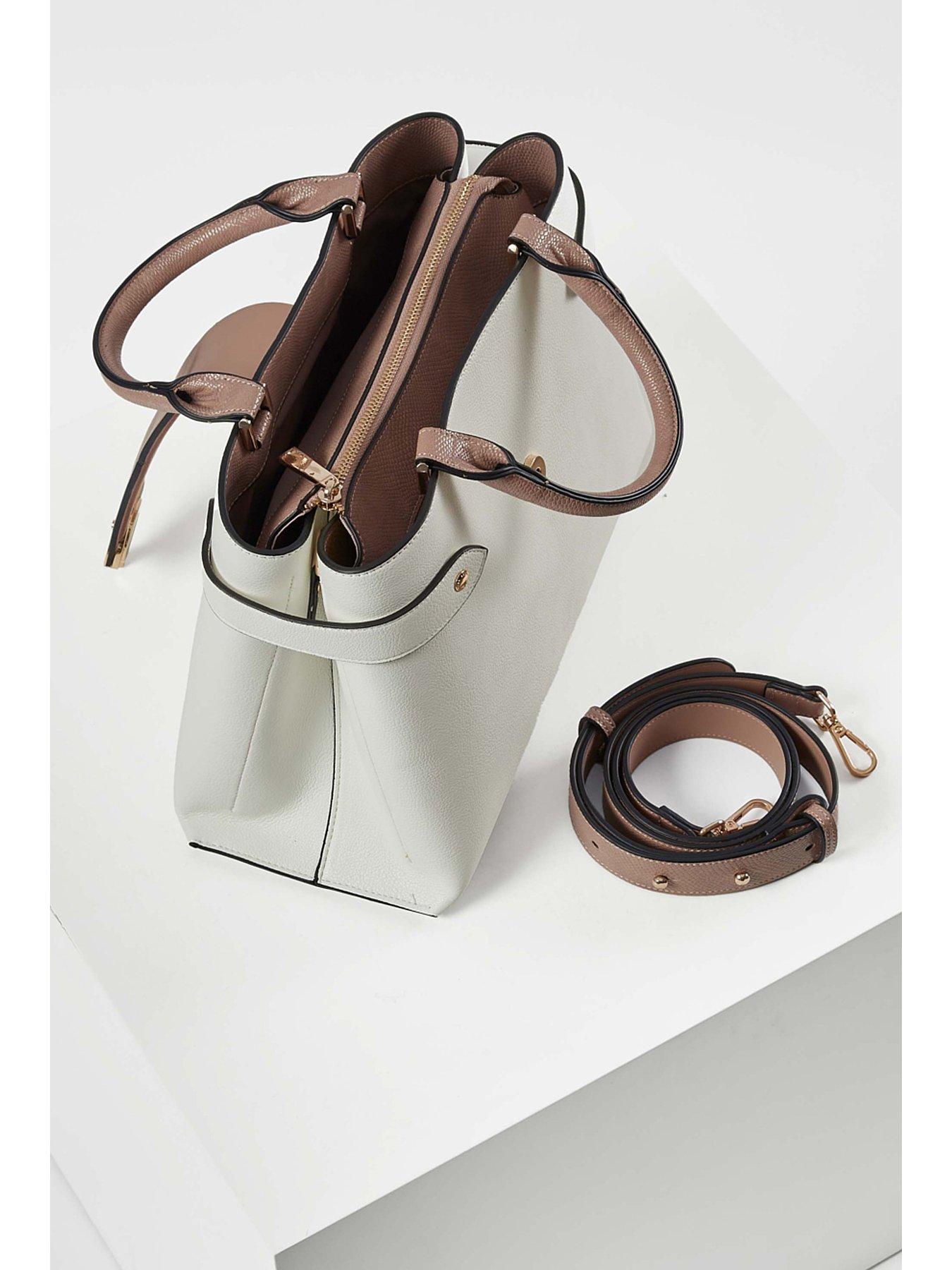  image of luella-grey-dora-white-tote-white