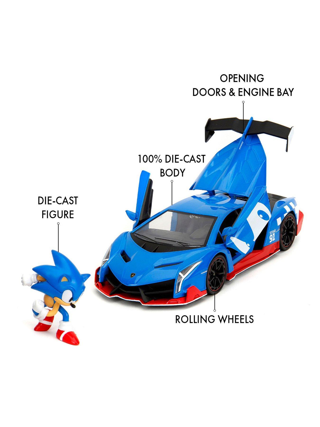 リィソニック Hollywood Rides Sonic the Hedgehog Lamborghini Veneno 1:24
