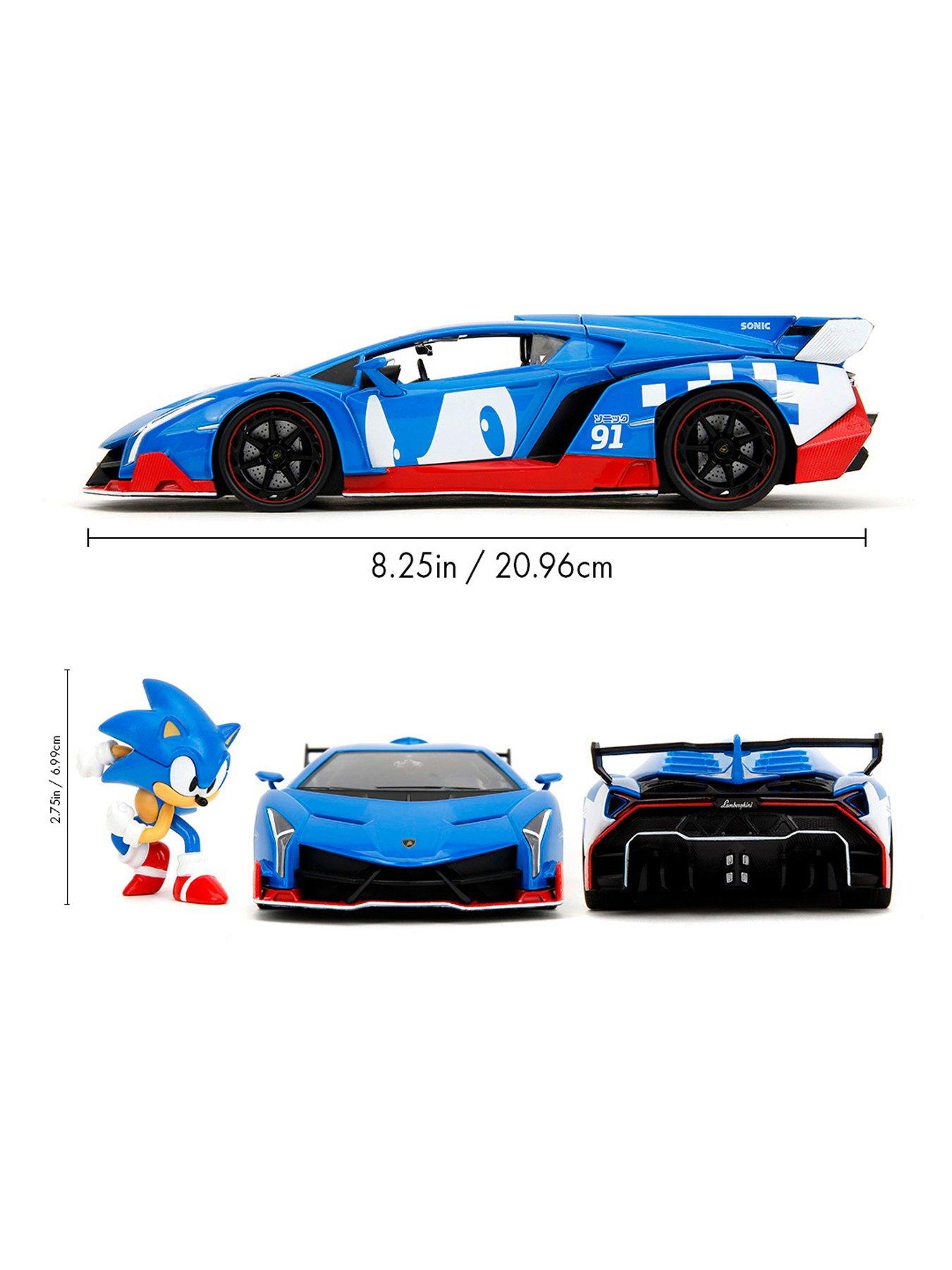 Hollywood Rides Sonic the Hedgehog Lamborghini Veneno 1:24