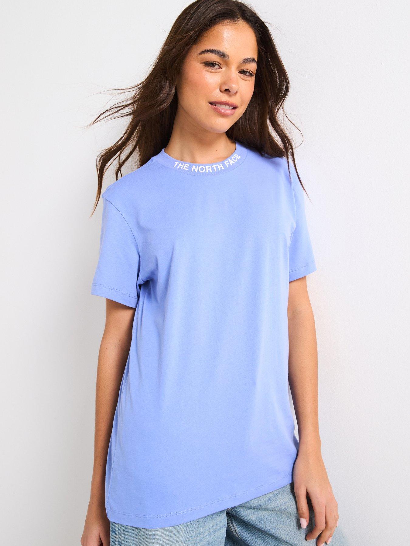 undefined Women's Left Chest Logo Embroidered T-Shirt - Purple