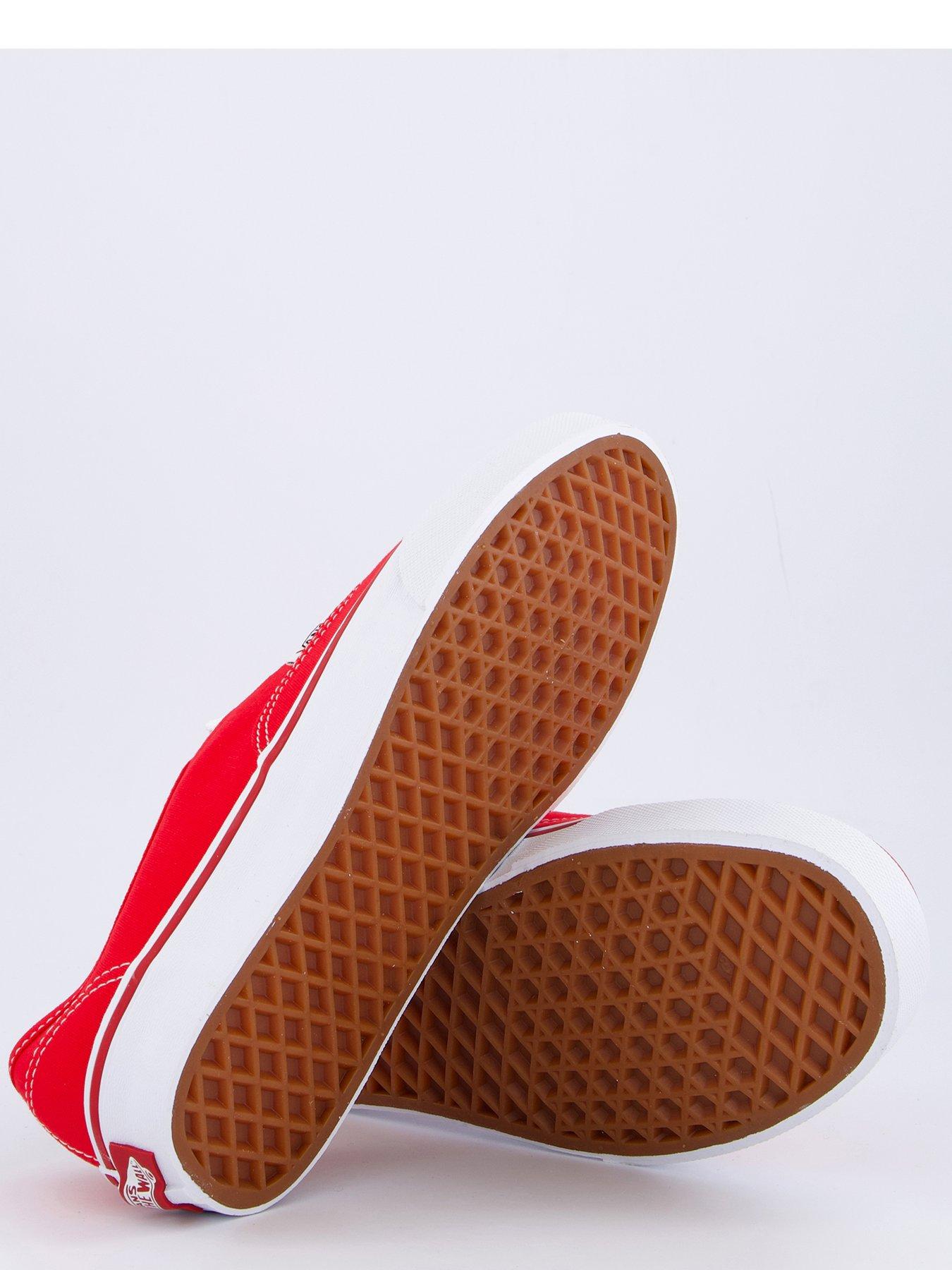  image of vans-womens-authentic-trainers-redwhite