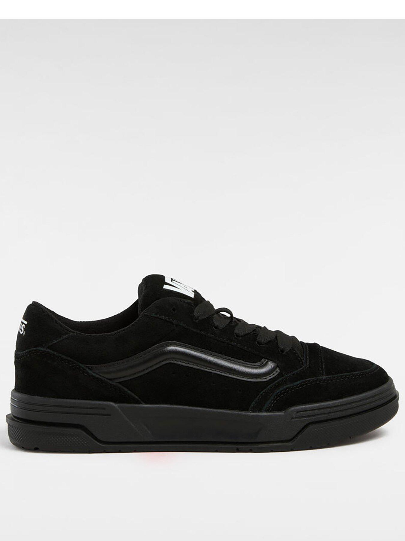  image of vans-mens-hylane-trainers-blackblack