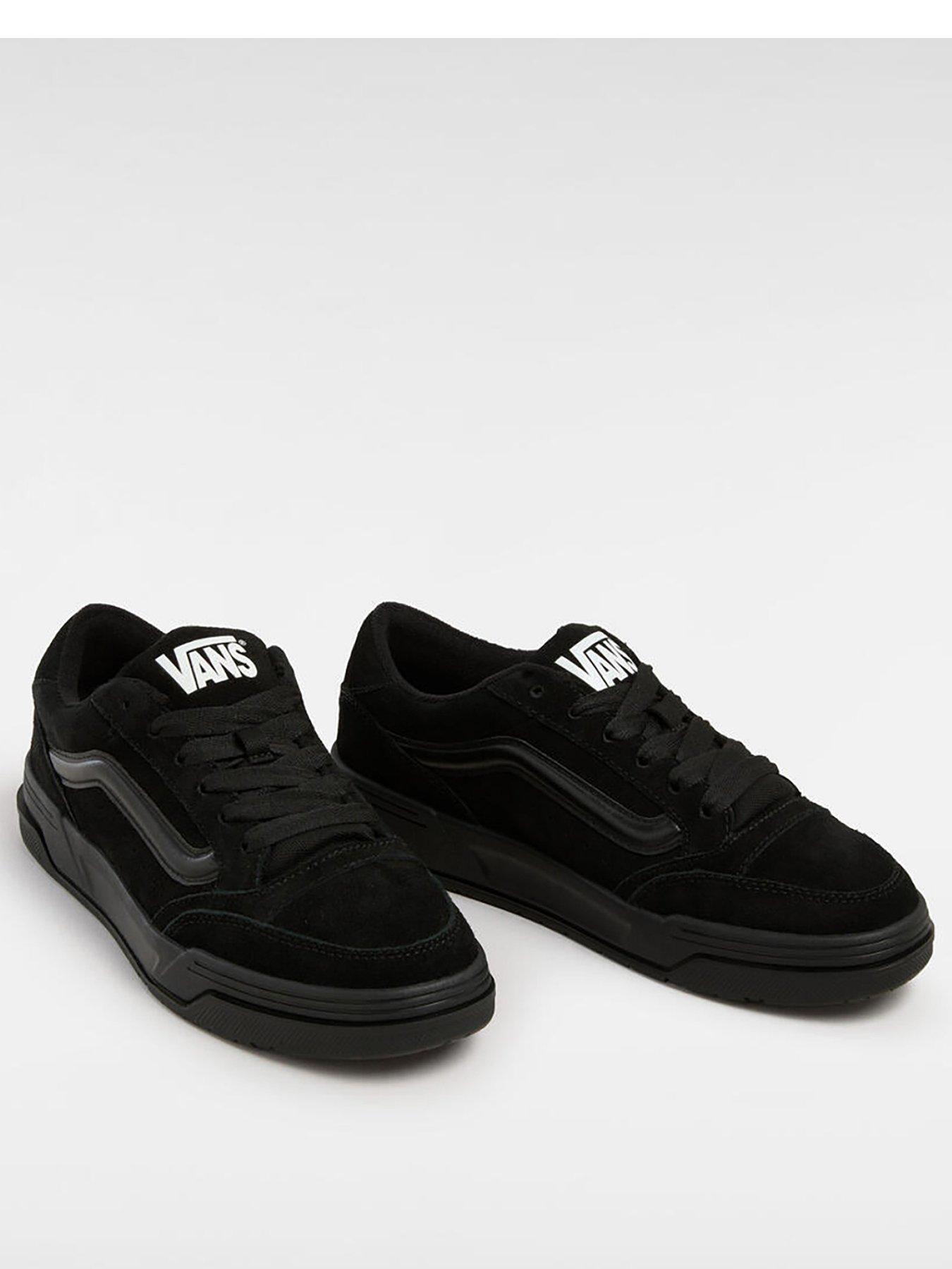  image of vans-mens-hylane-trainers-blackblack