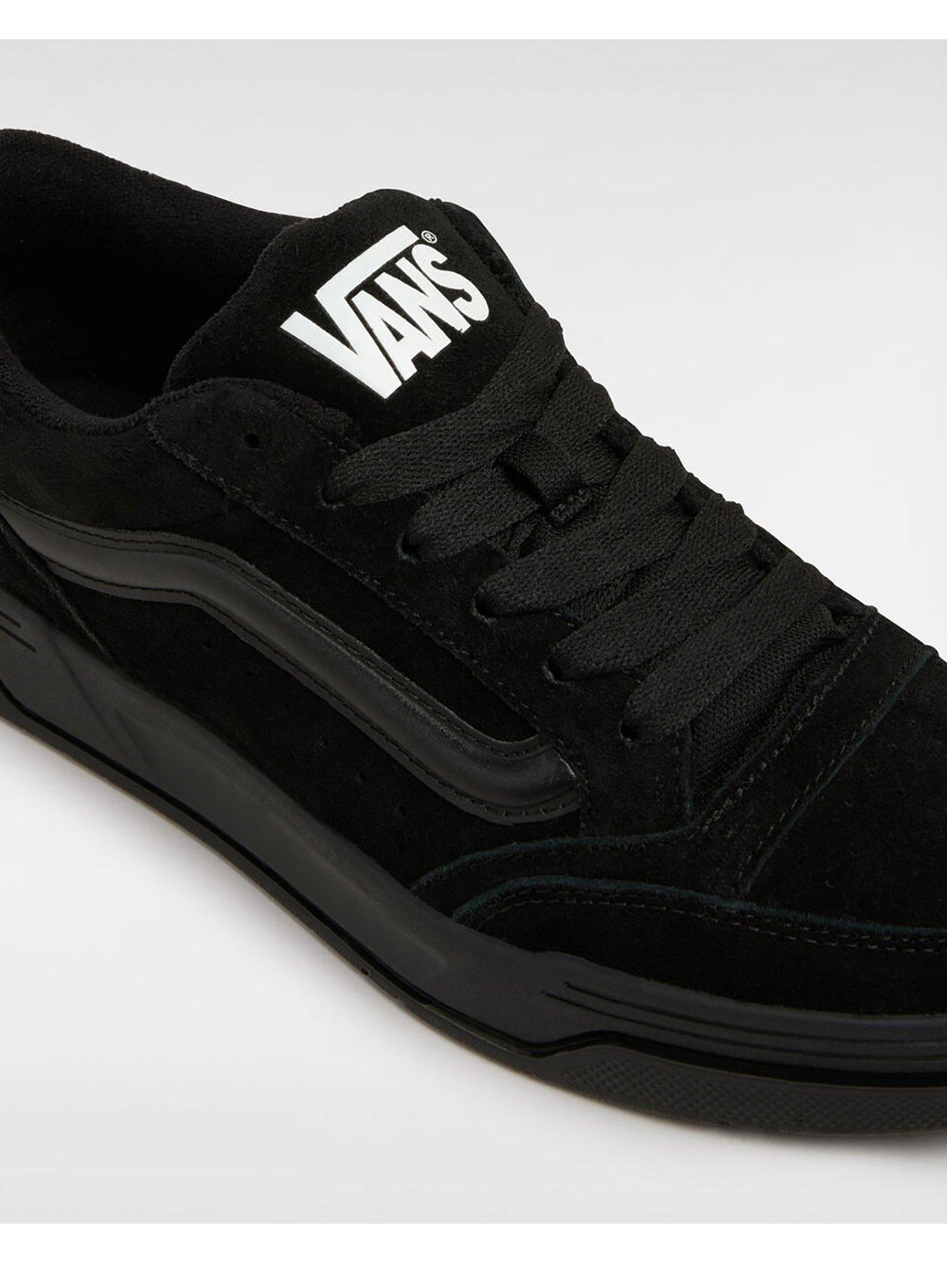  image of vans-mens-hylane-trainers-blackblack