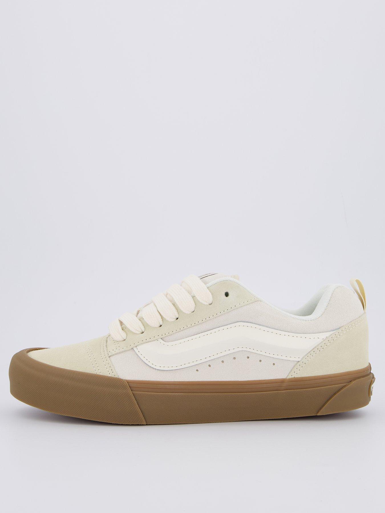 Vans Unisex Knu Skool Trainers - White/Off White