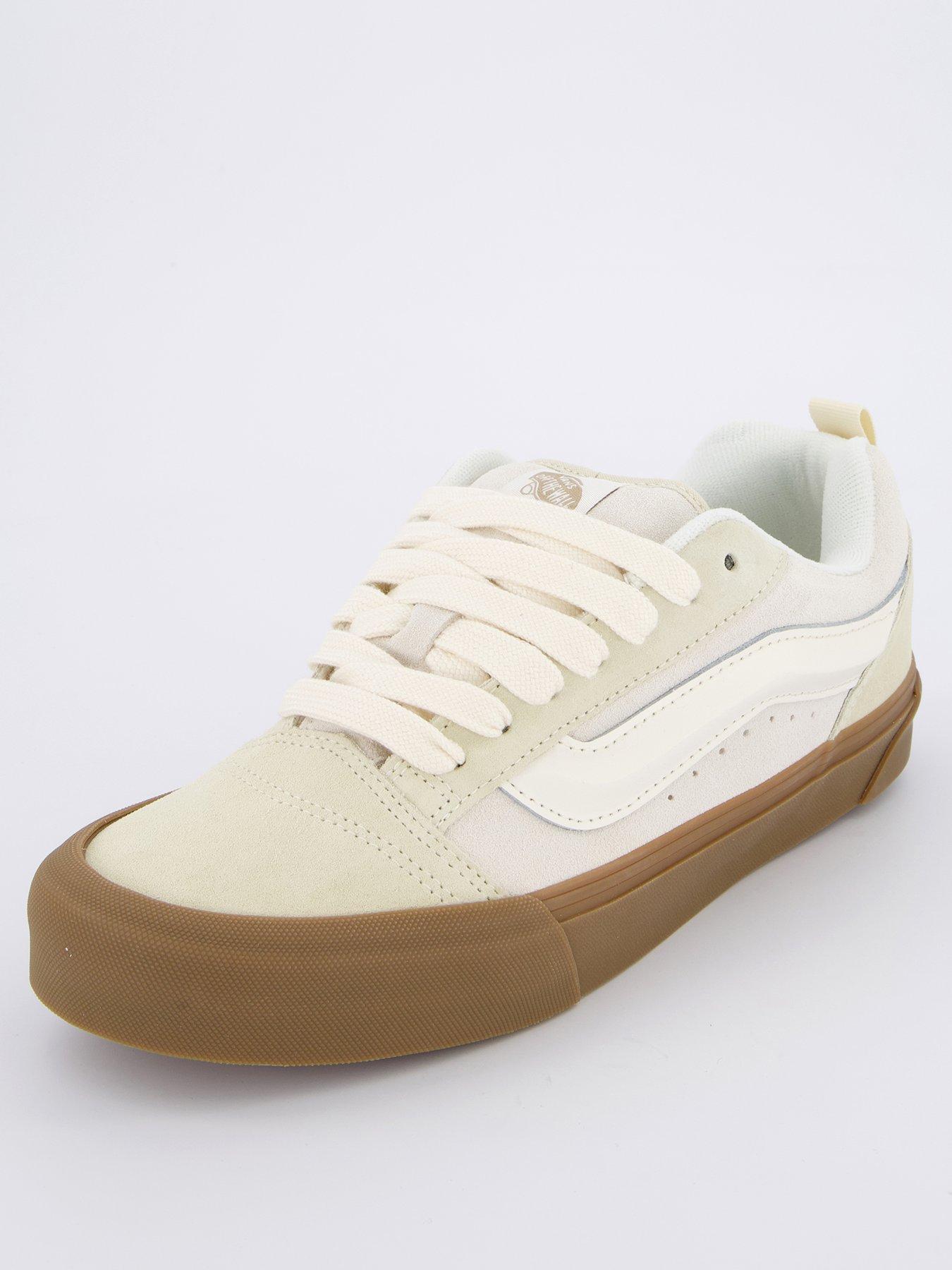  image of vans-unisex-knu-skool-trainers-whiteoff-white
