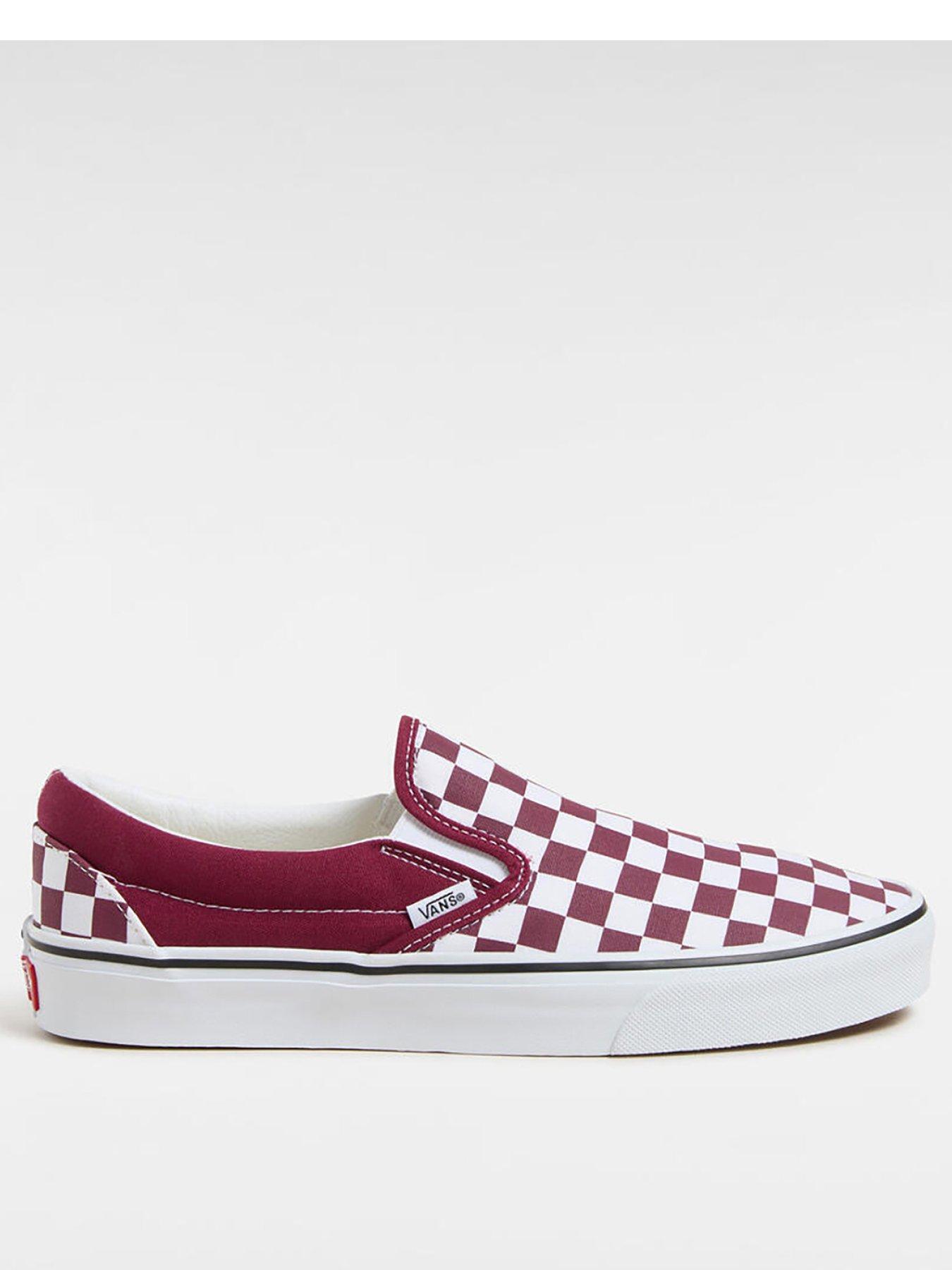 vans-womens-classic-slip-on-trainers-red