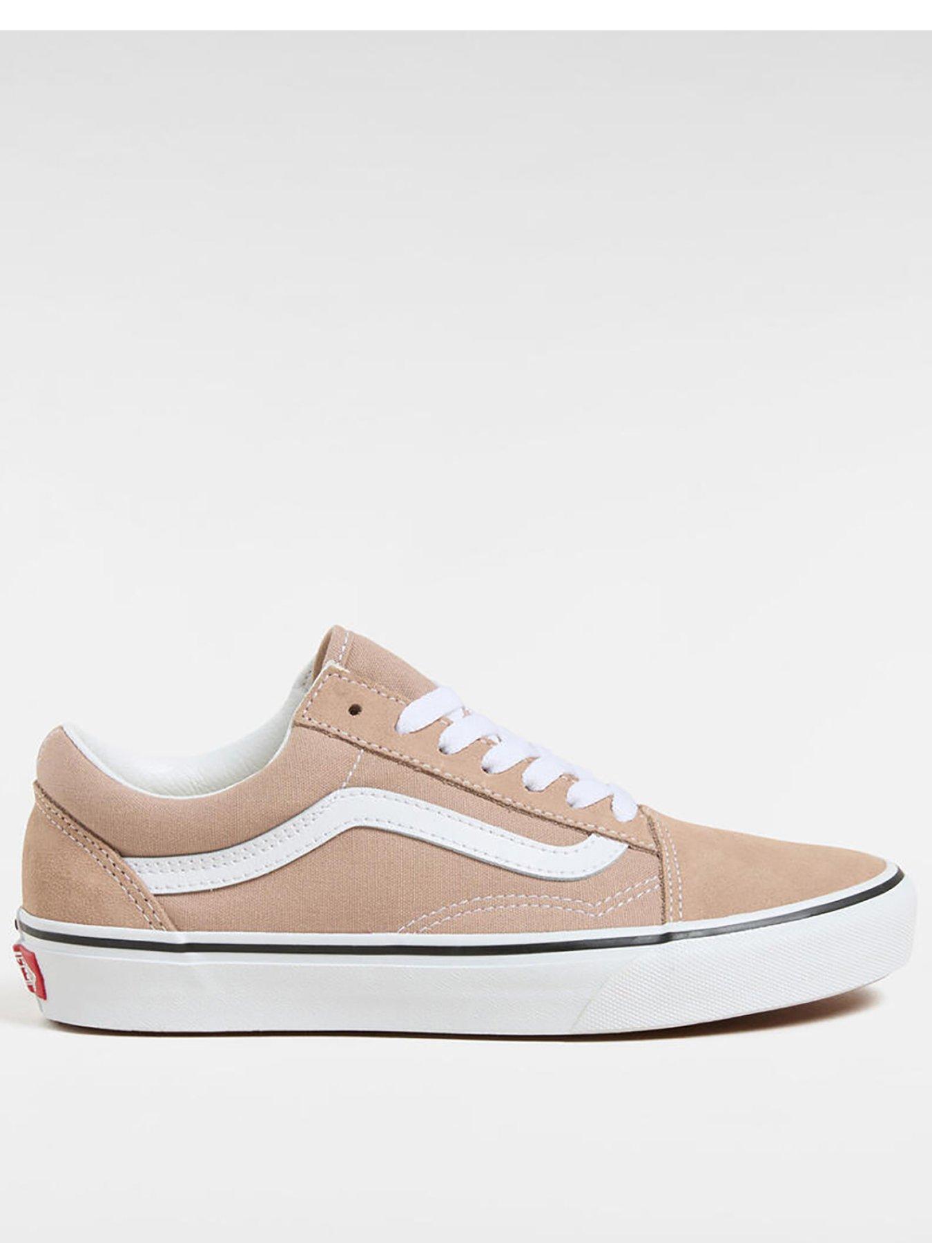  image of vans-womens-old-skool-trainers-beige
