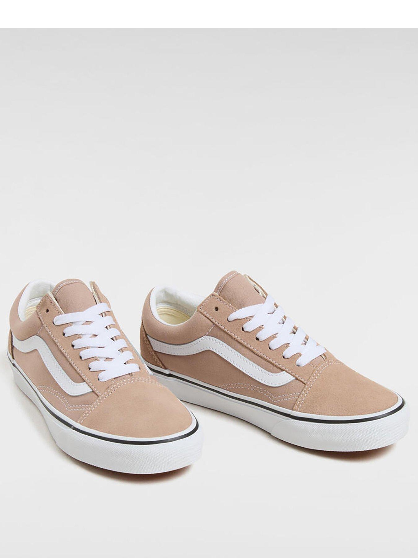  image of vans-womens-old-skool-trainers-beige