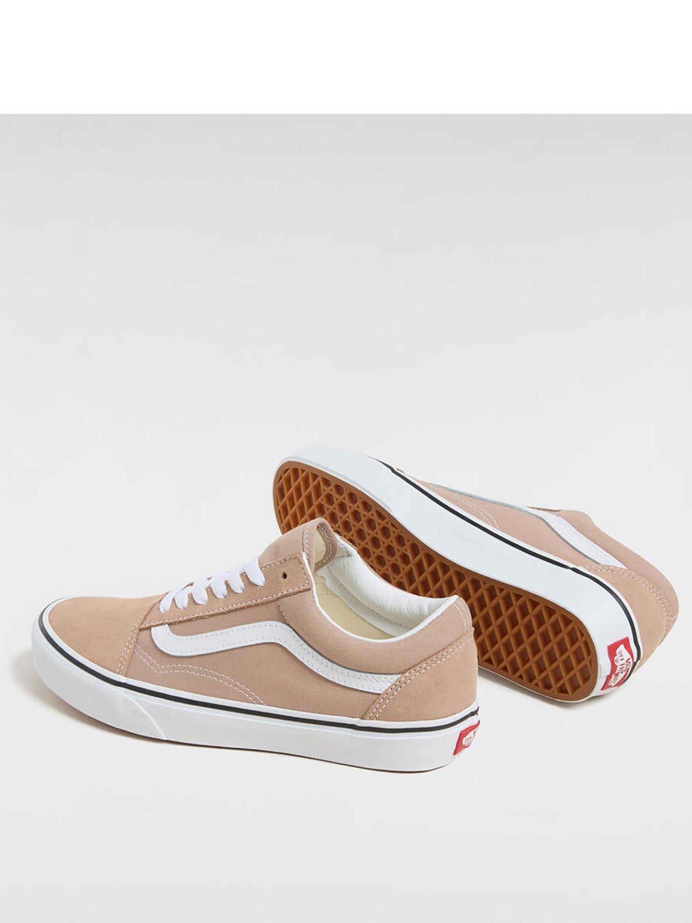  image of vans-womens-old-skool-trainers-beige
