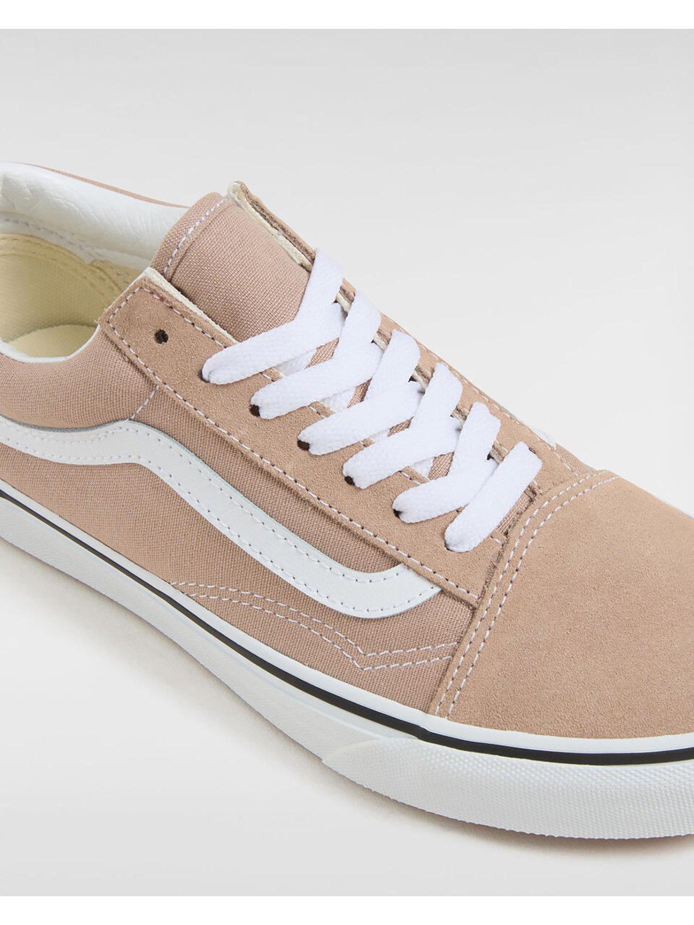  image of vans-womens-old-skool-trainers-beige