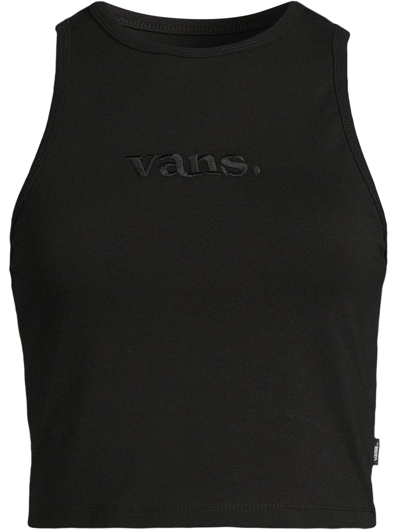  image of vans-womens-essential-racer-tank-black