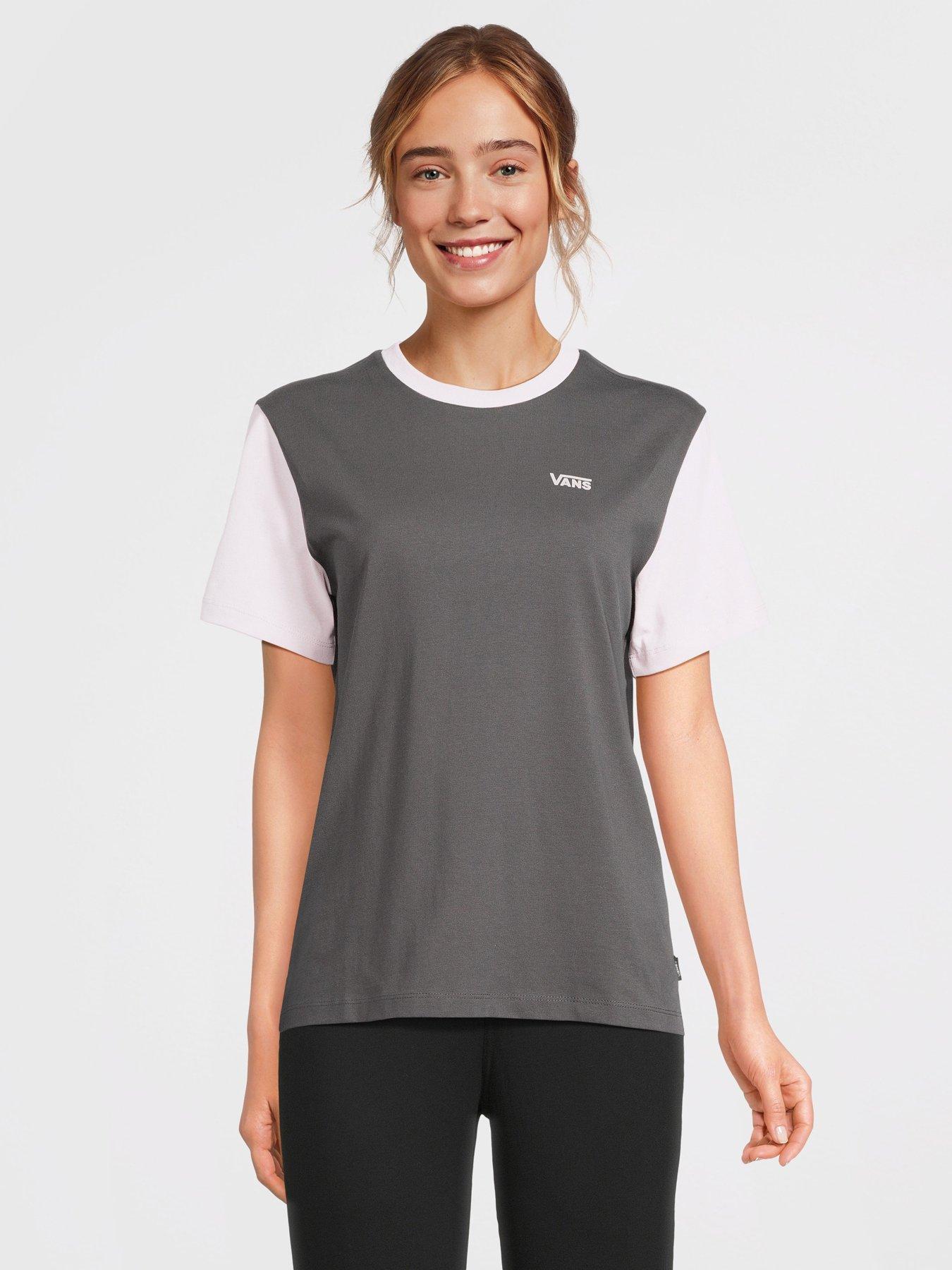 undefined Women's Colorblock Bff Tee - Grey