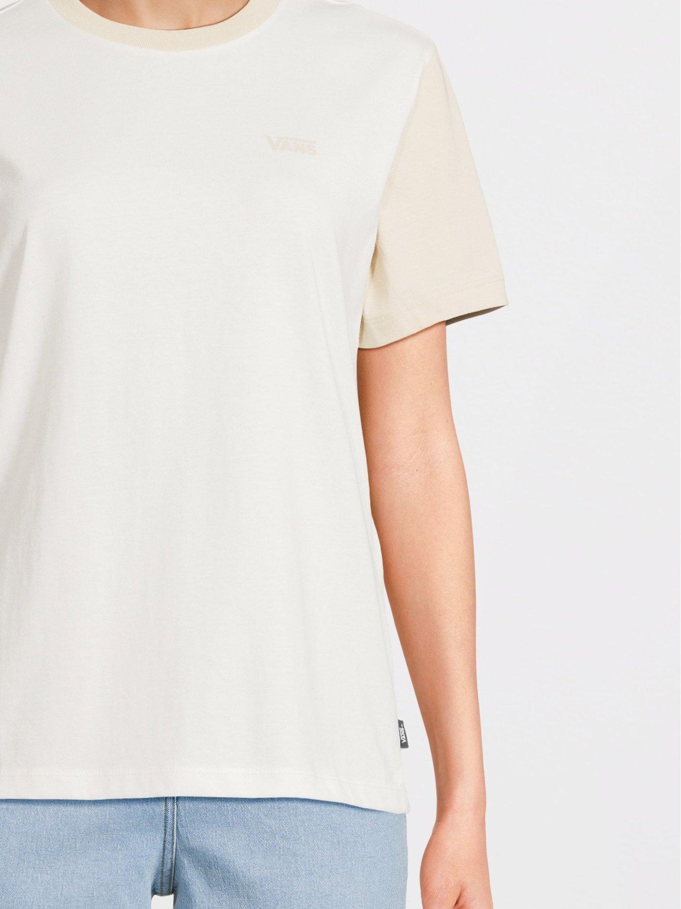 Image 4 of 5 of Vans Women's Colorblock Bff Tee - Cream