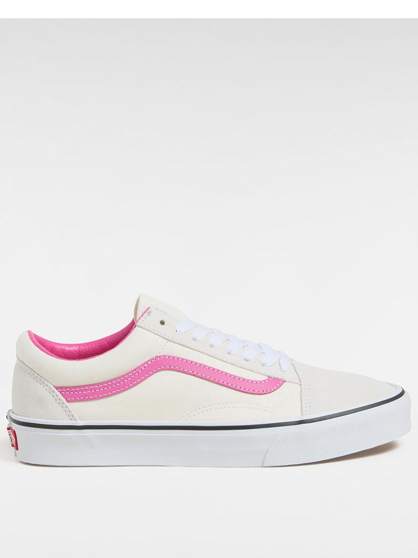  image of vans-womens-old-skool-trainers-white