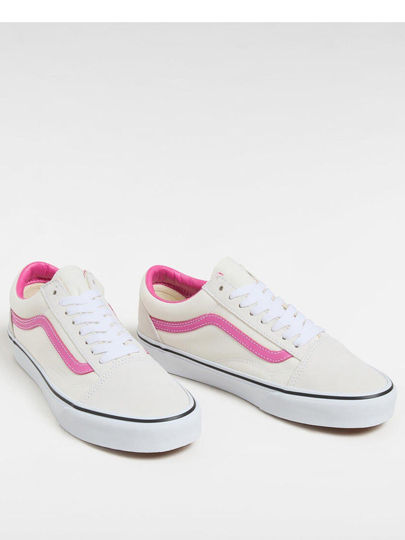  image of vans-womens-old-skool-trainers-white
