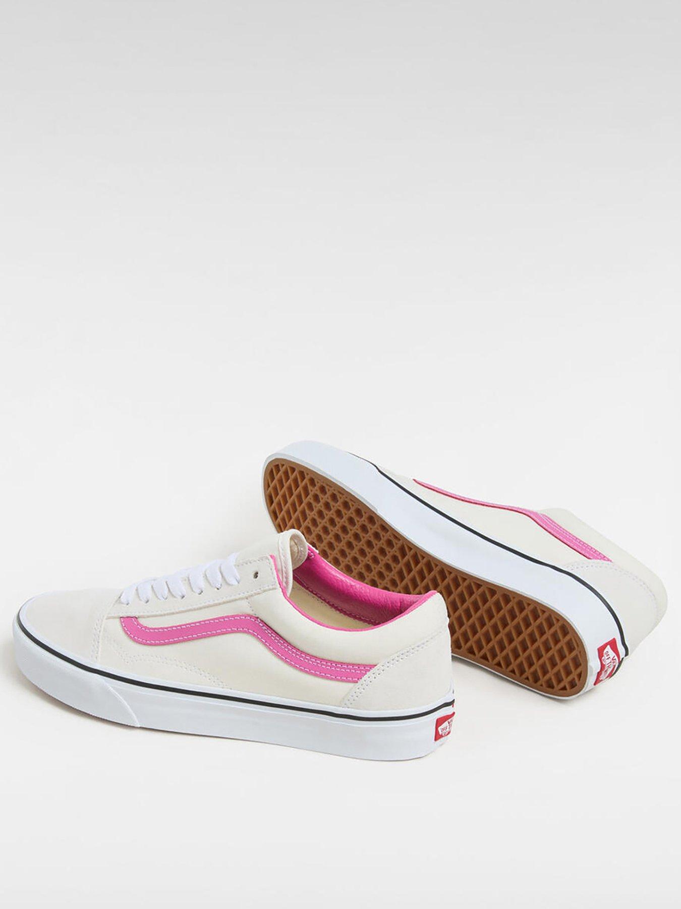  image of vans-womens-old-skool-trainers-white