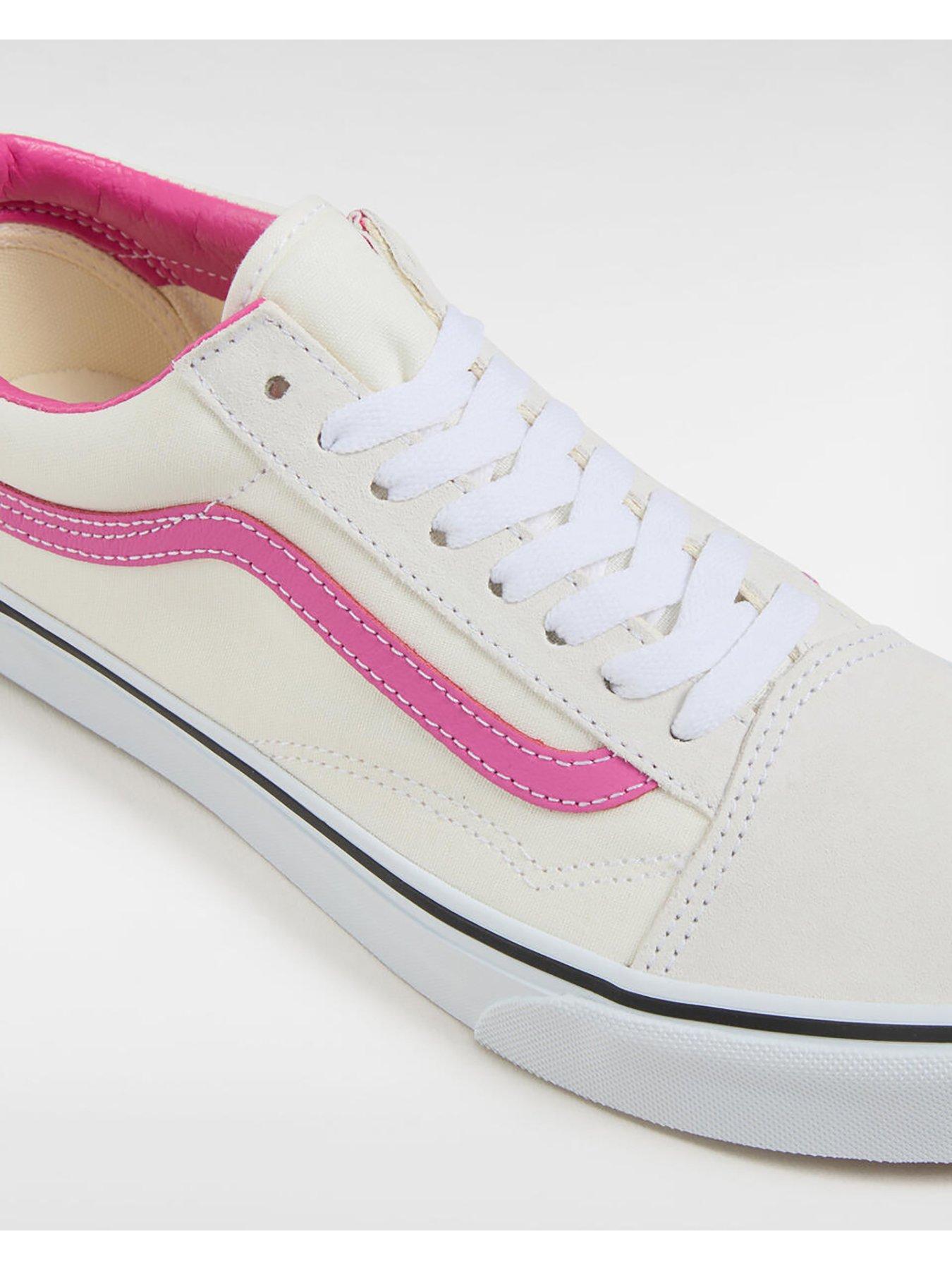  image of vans-womens-old-skool-trainers-white