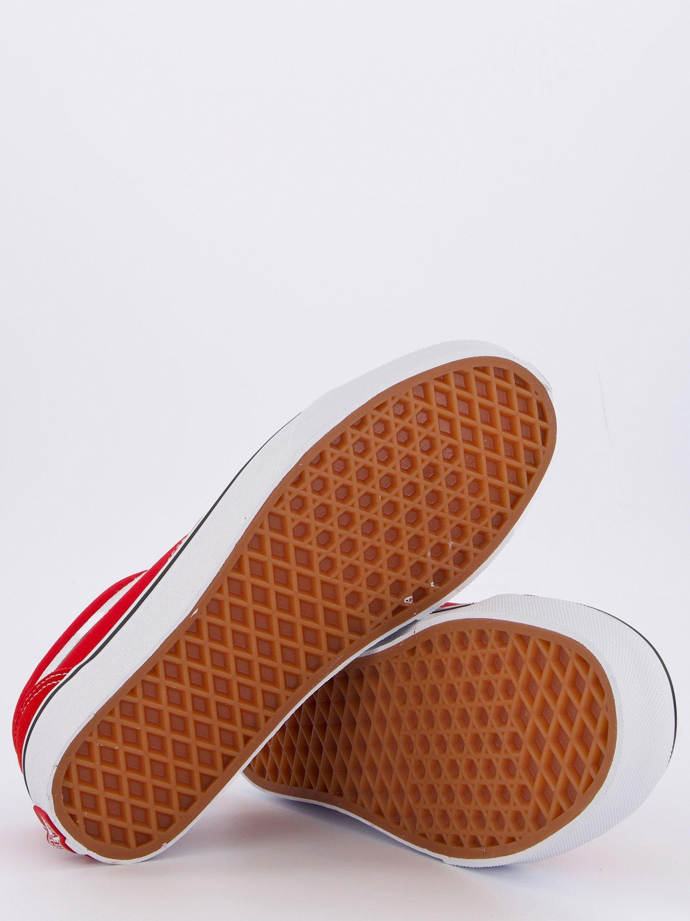  image of vans-womens-old-skool-trainers-red