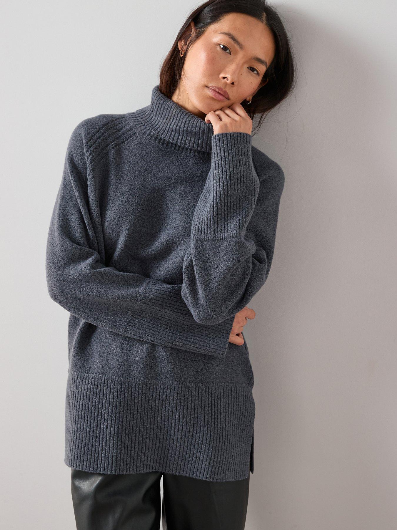 the-very-collection-cosy-yarn-roll-neck-deep-rib-longline-jumper-with-wool-grey